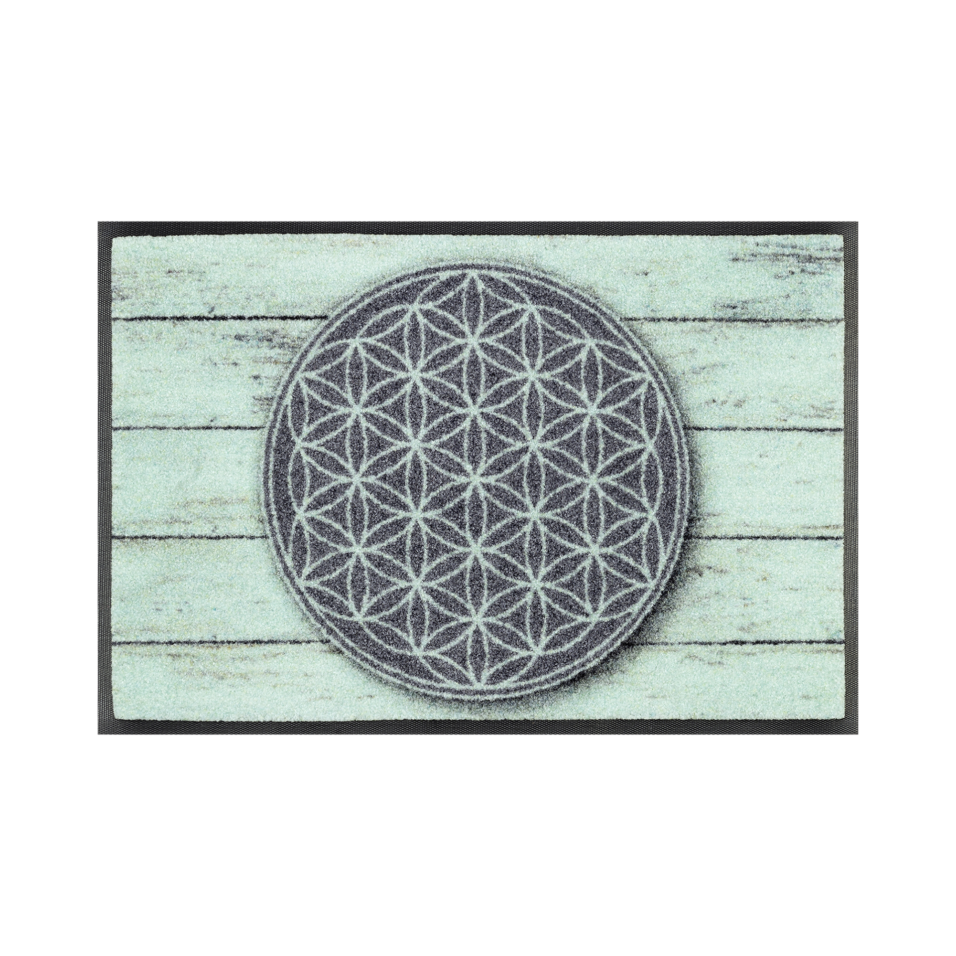 Fußmatte Pattern of Life 40x60 Türkis-grau Fußmatte Pattern of Life 40x60 Türkis-grau