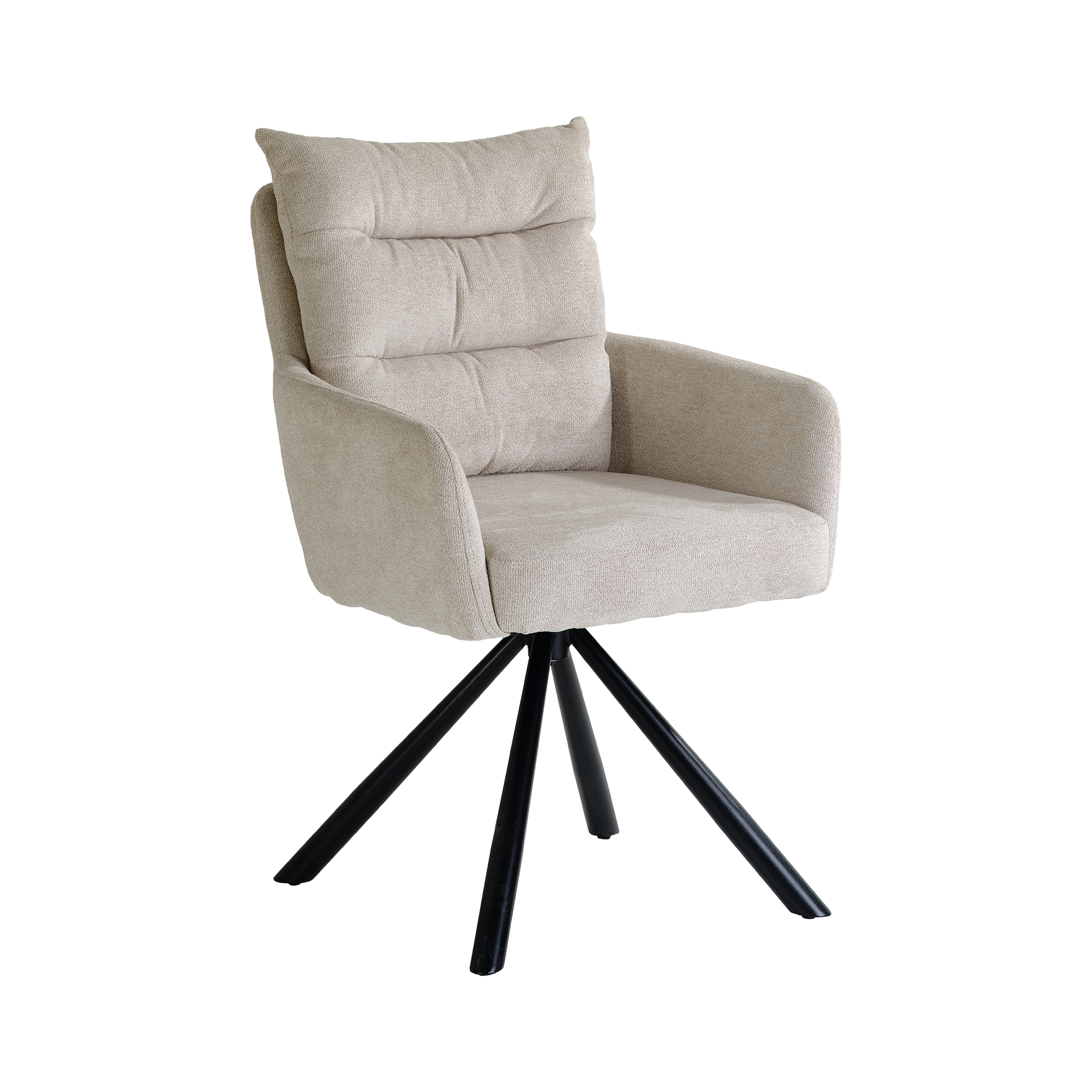 Armlehnstuhl London Bezug Beige