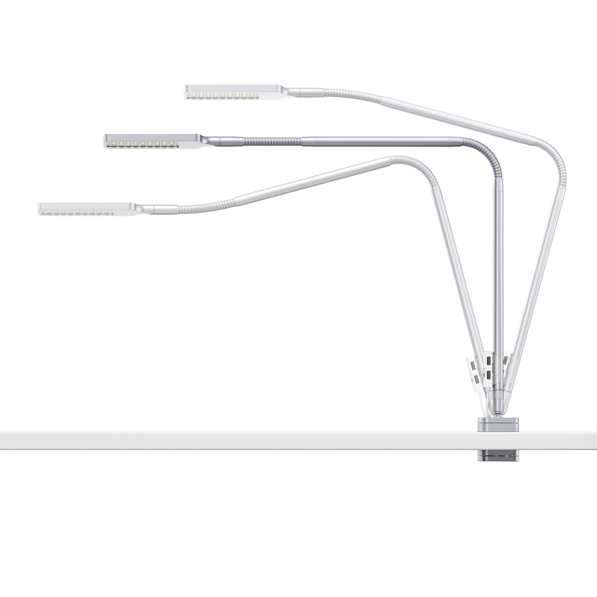 Schreibtischleuchte Flexlight Gehäuse Silver Schreibtischleuchte Flexlight Gehäuse Silver