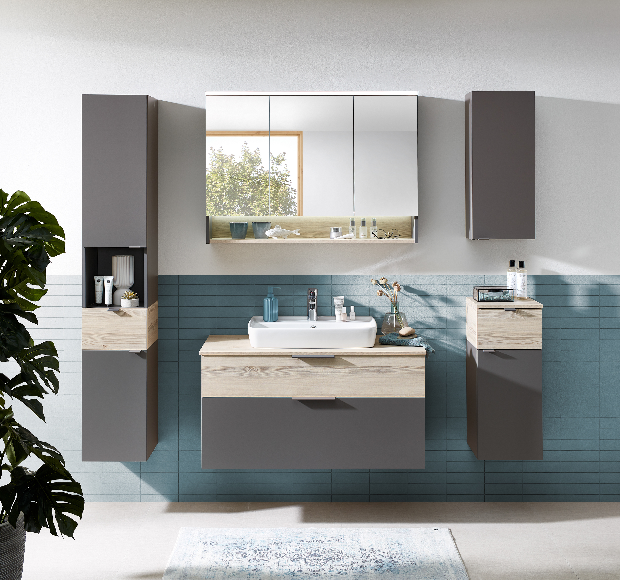 Badschrank Pitty Grau 33*30*169.6 Badschrank Pitty Grau 33*30*169.6