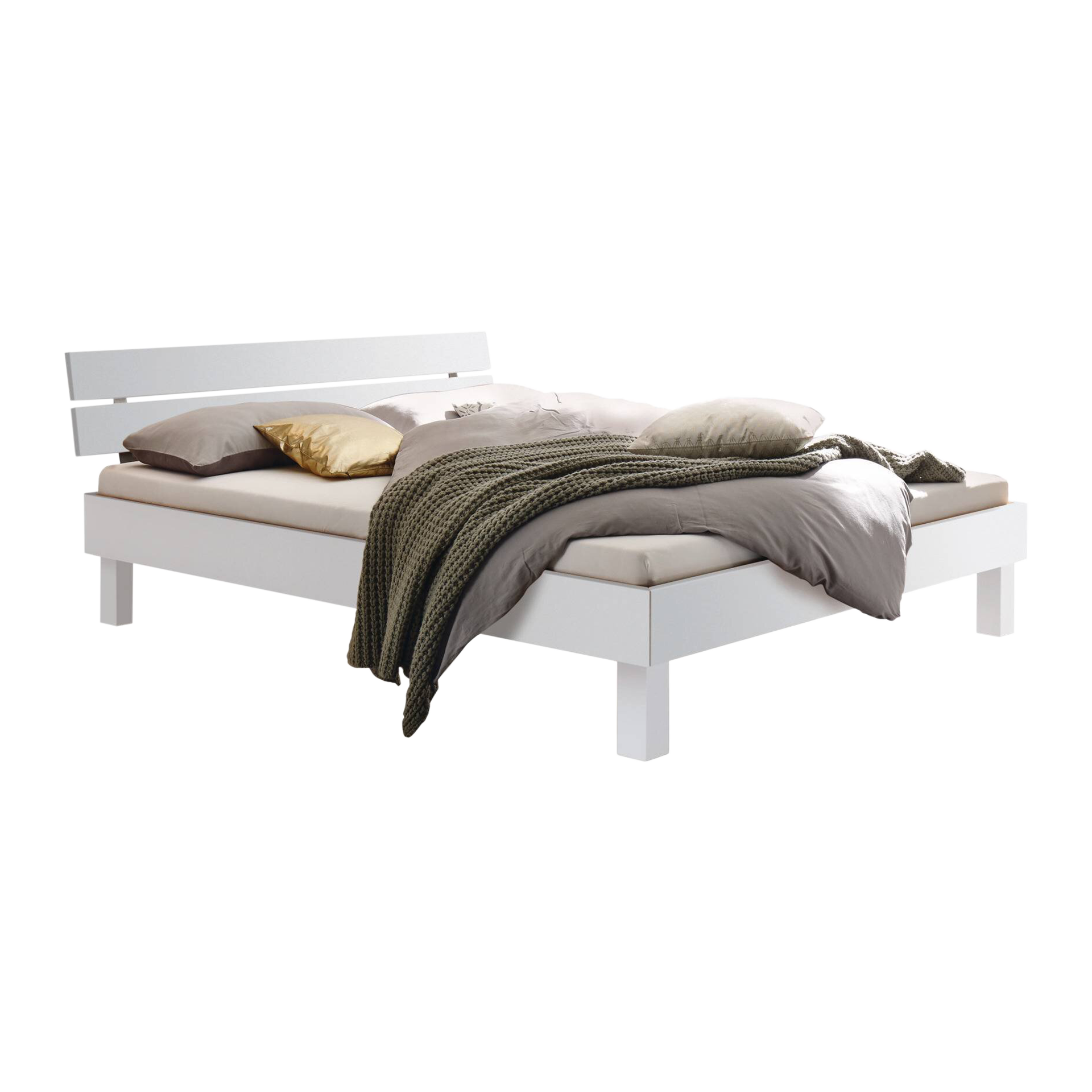 HASENA Bett Prato Gestell Weiß lackiert 180x200 cm HASENA Bett Prato Gestell Weiß lackiert 180x200 cm