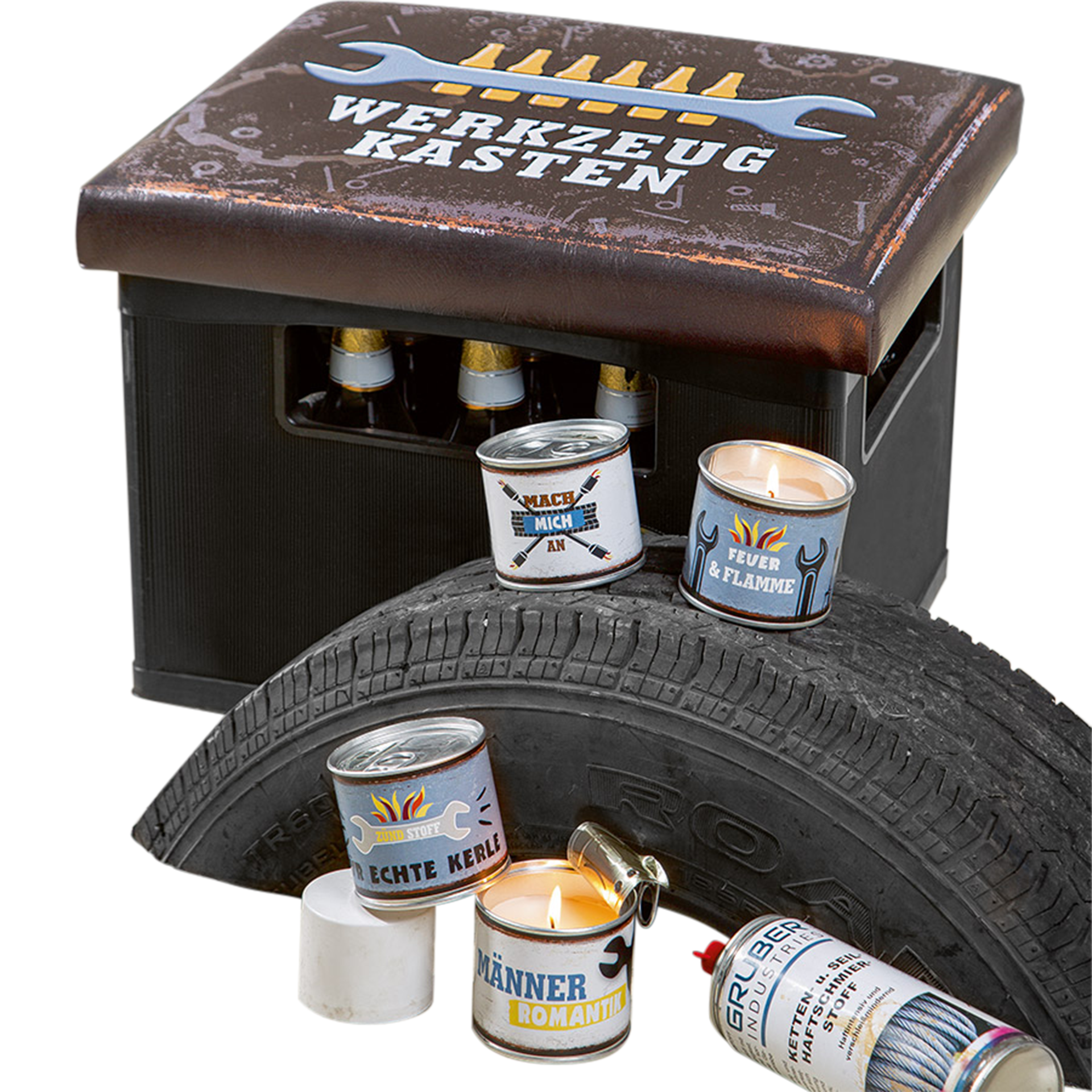 Sitzkissen Bierkasten Braun Sitzkissen Bierkasten Braun