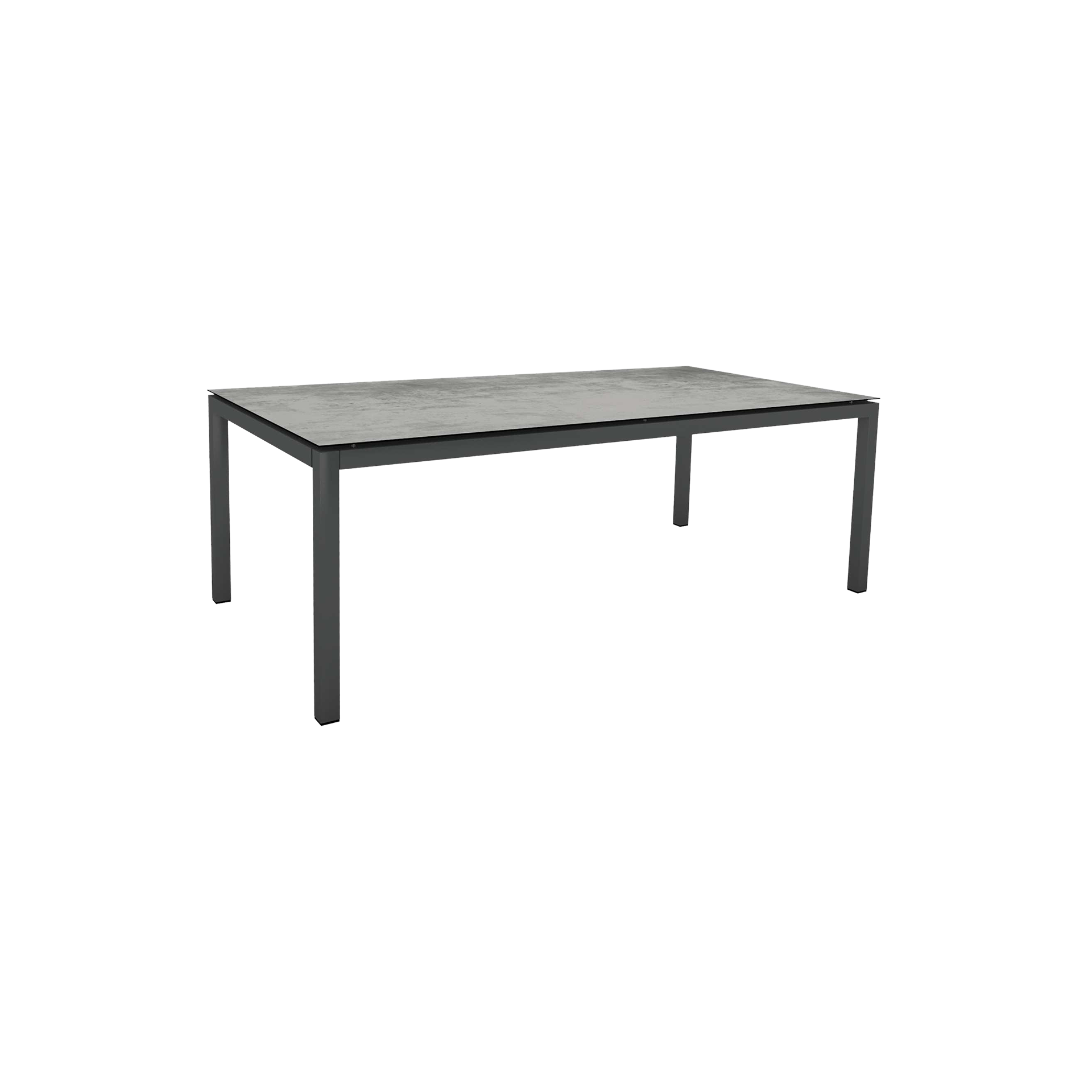 Stern Gartentisch Silverstar Grau 200*100*73