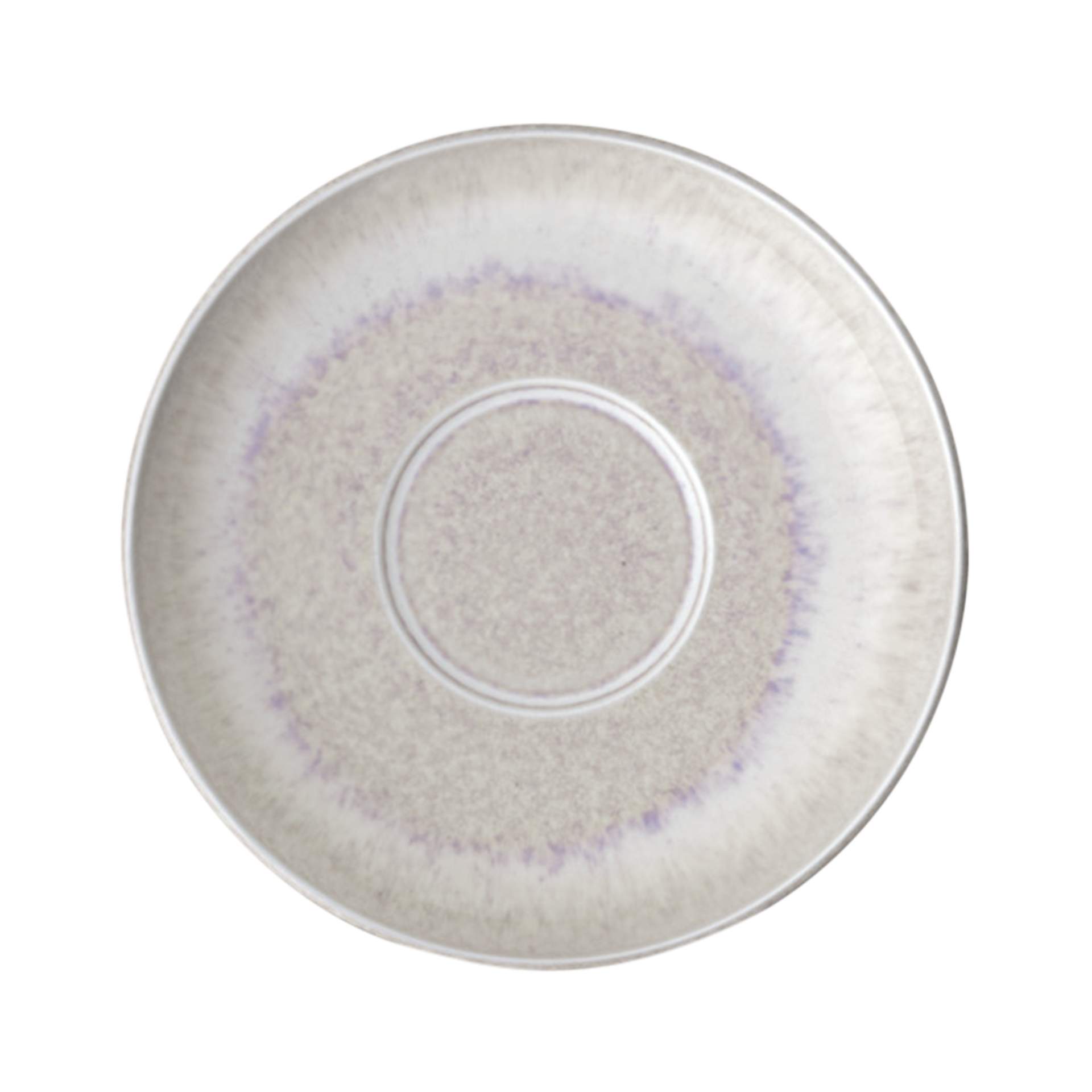 Untertasse Perlemor Sand
