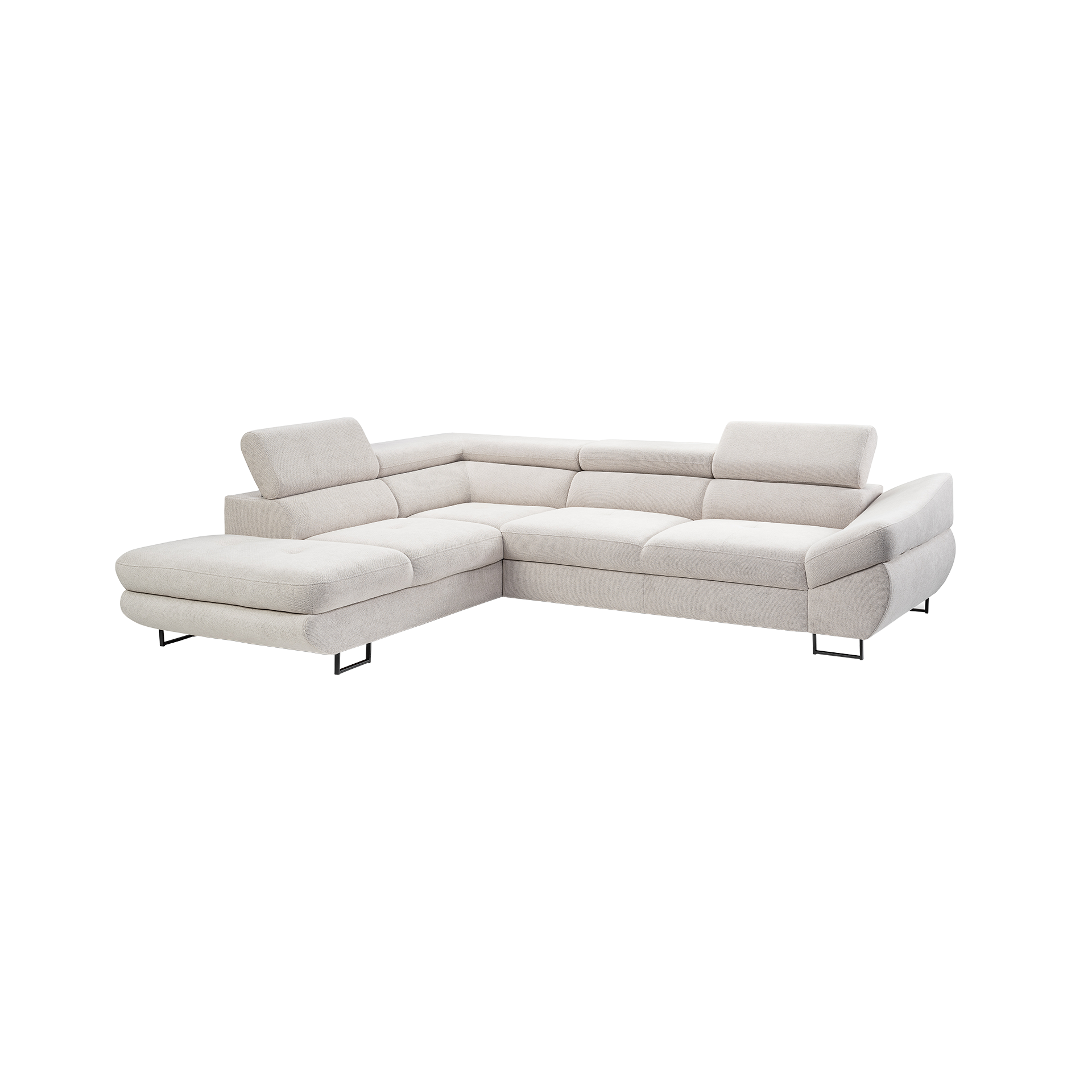 Inovationi Ecksofa Fabito Grau Ja