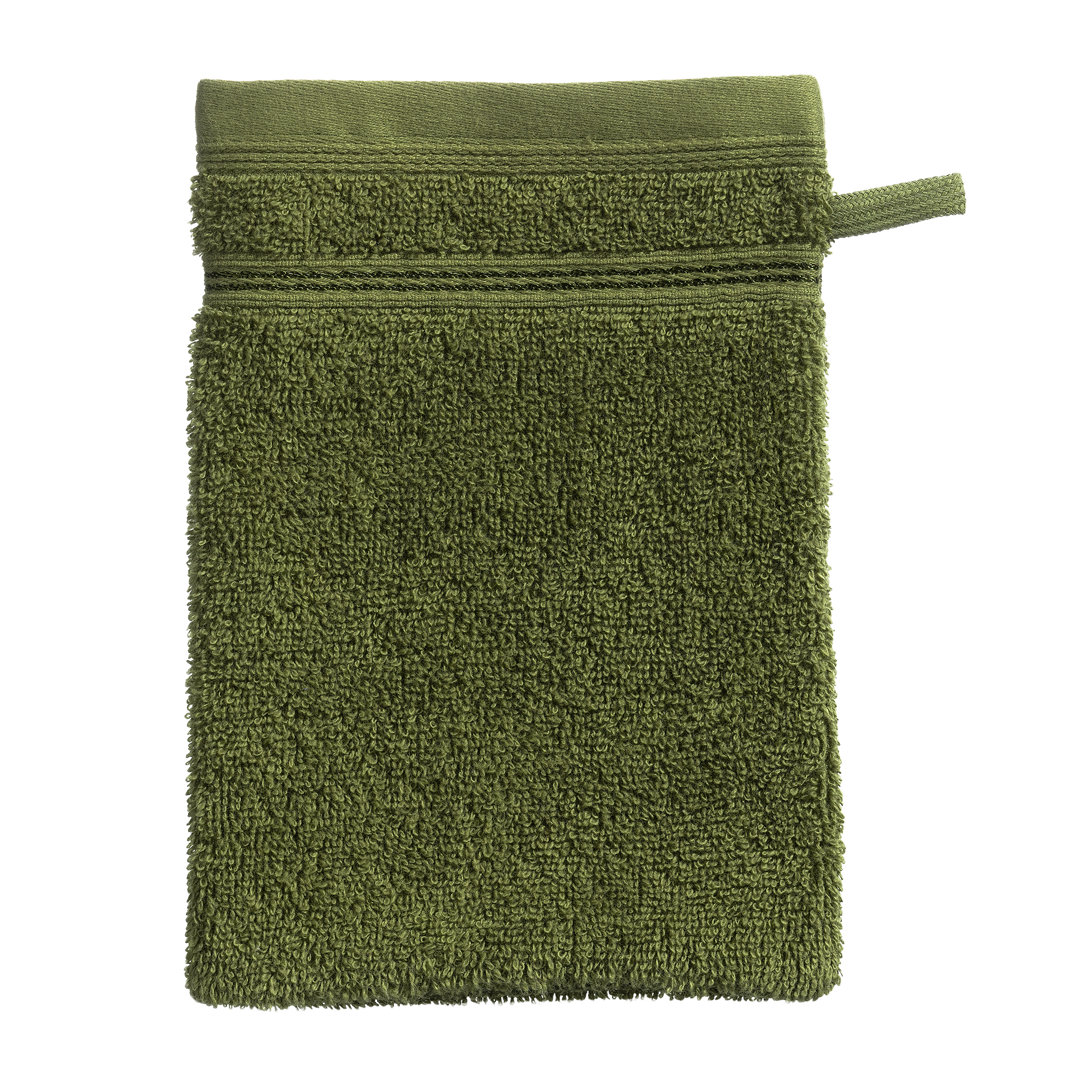 Casea Waschhandschuh Casea Alicante Olivgrün 15x21cm Casea Waschhandschuh Casea Alicante Olivgrün 15x21cm