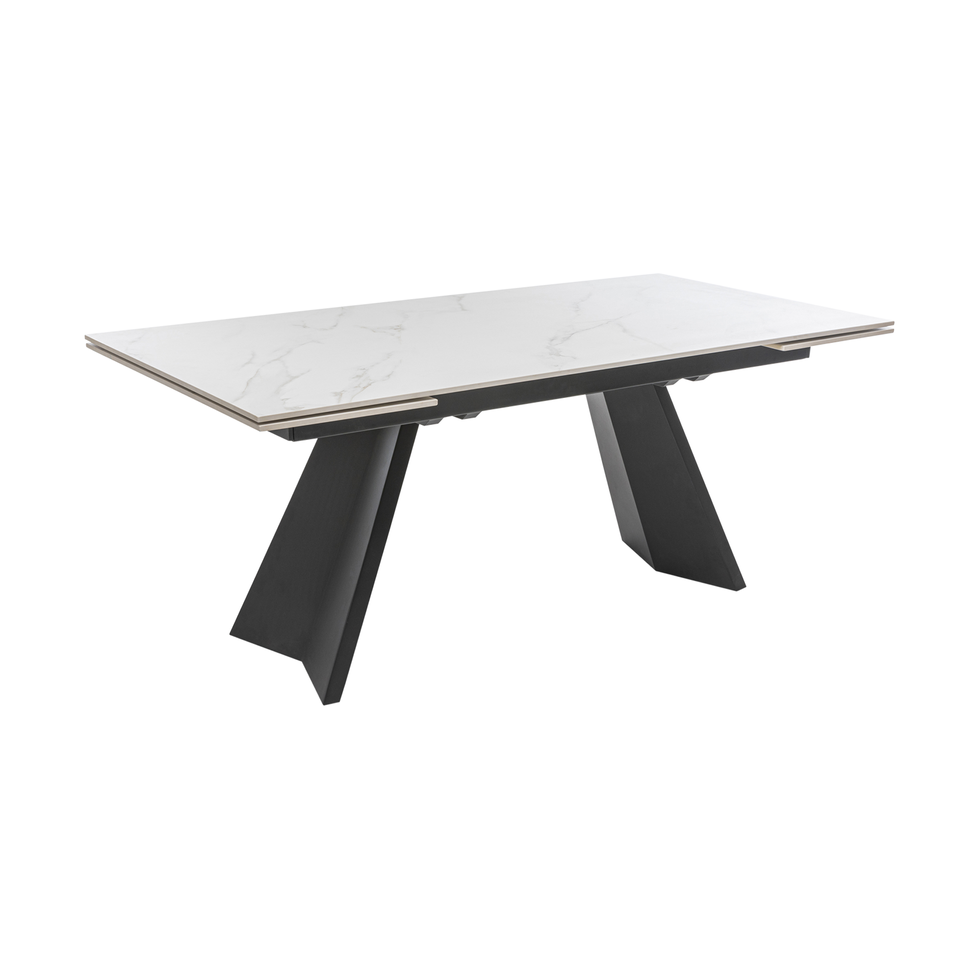 Francesca Garibaldi Esstisch mit Auszug Valencia Weiß 180*90*76 Francesca Garibaldi Esstisch mit Auszug Valencia Weiß 180*90*76