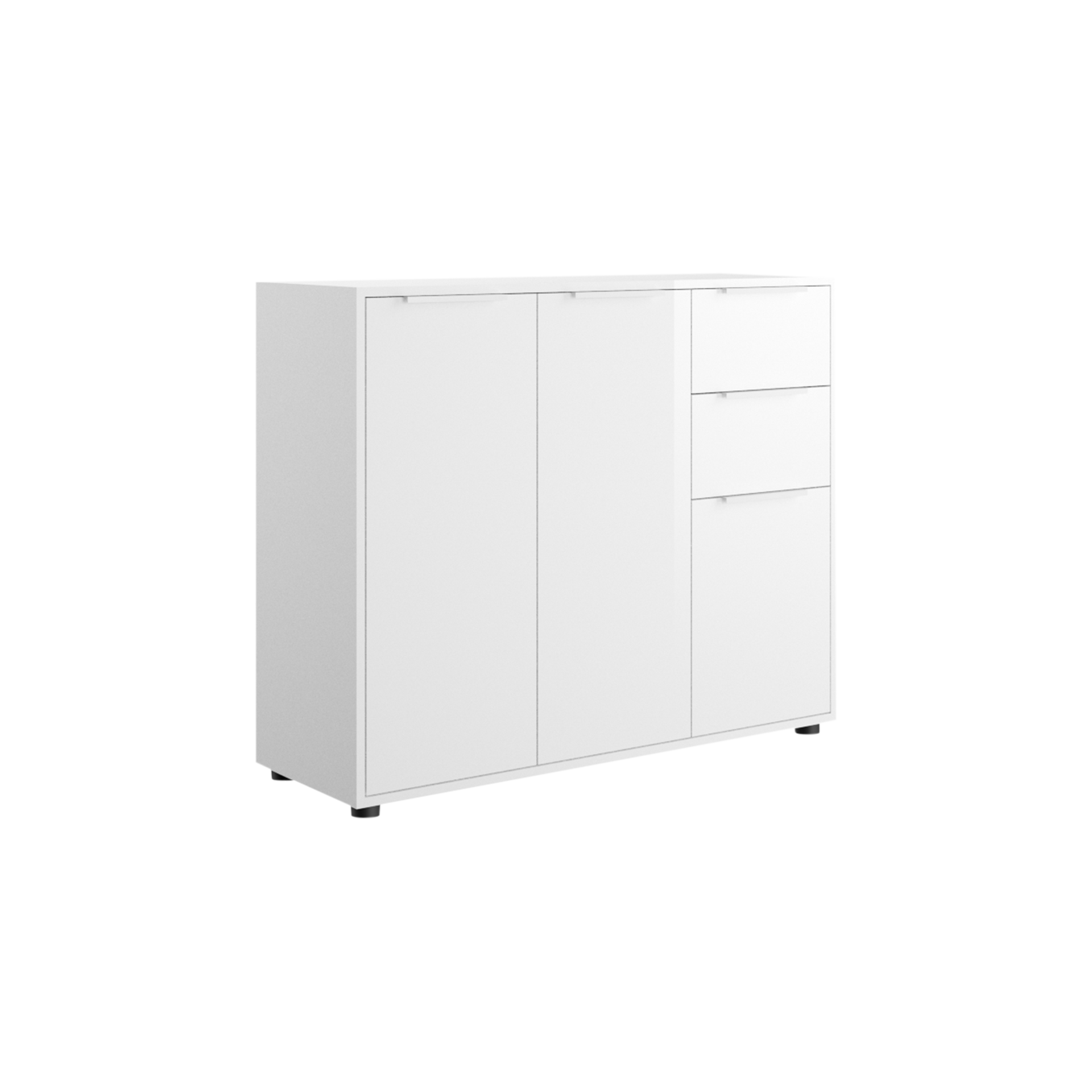 Kommode Esmera Weiß 35.3*106.2*87.6