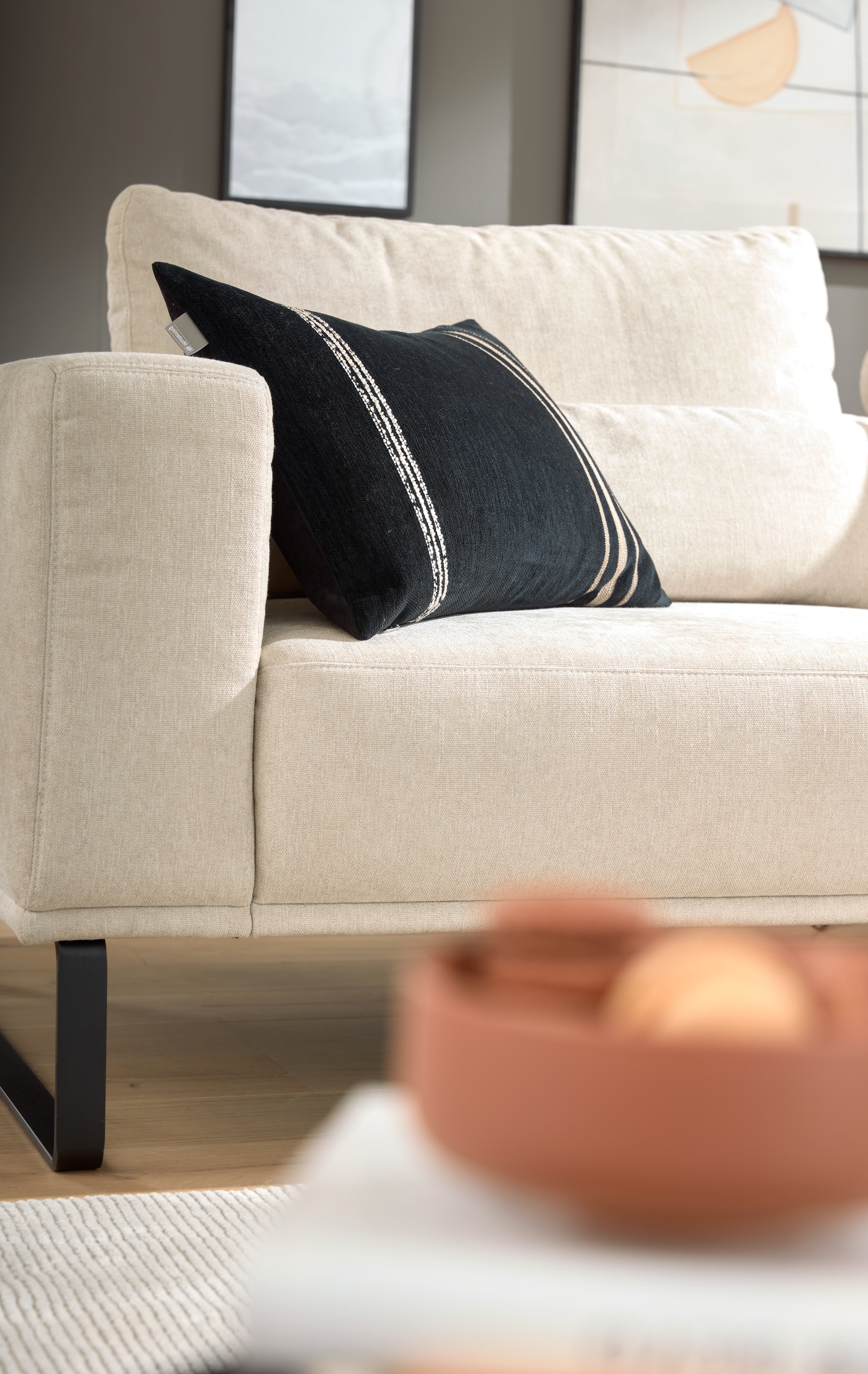 Musterring Ecksofa JustB! PM100 Beige Ottomane rechts Musterring Ecksofa JustB! PM100 Beige Ottomane rechts
