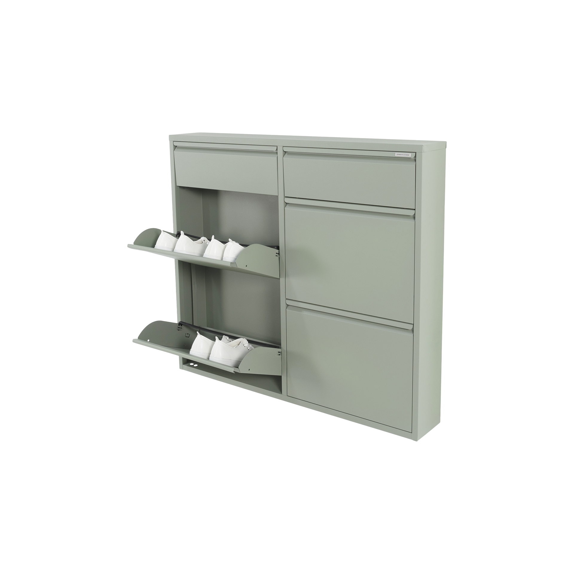 SPINDER DESIGN Schuhschrank Billy 6 Grün