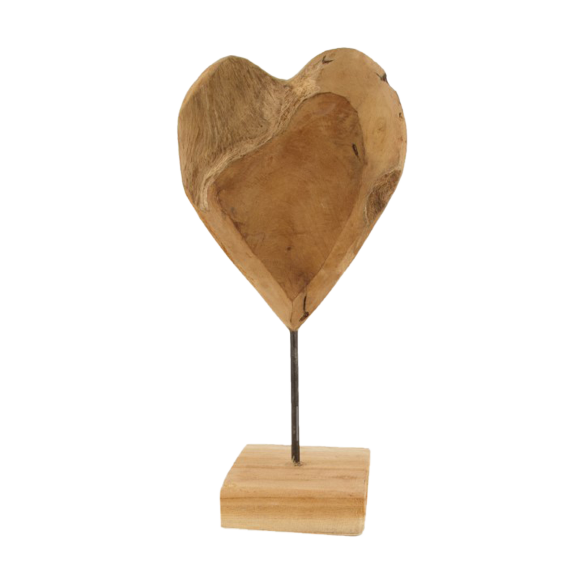 Dekoaufsteller Herz Natur Dekoaufsteller Herz Natur