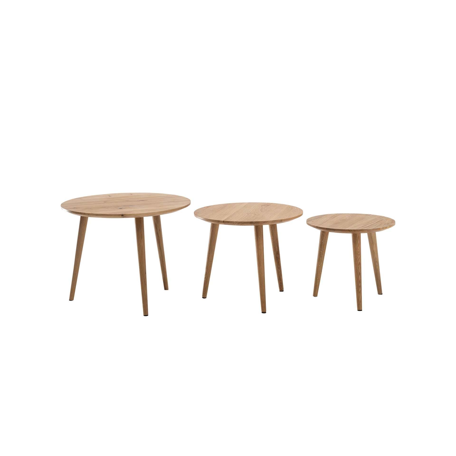 Couchtisch Primera 3-teilig Eichefarben