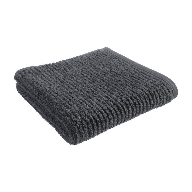 Casea Handtuch Casea Almeria Anthrazit 50x100cm
