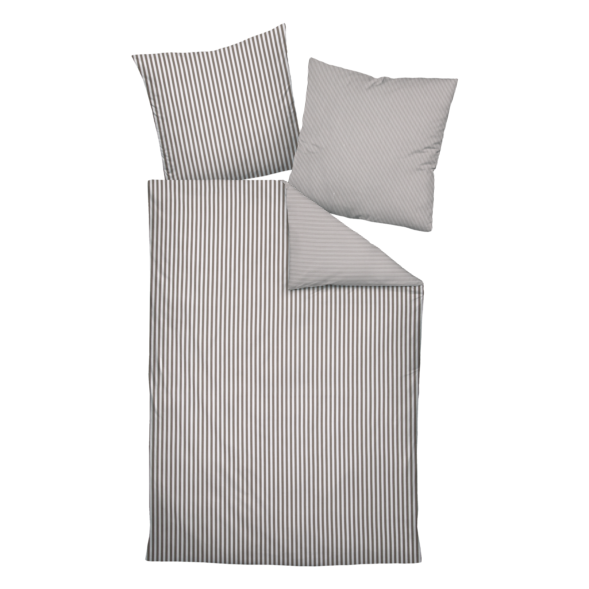 Flanell Bettwäsche Chinchilla S Vulkan 155x220cm Flanell Bettwäsche Chinchilla S Vulkan 155x220cm