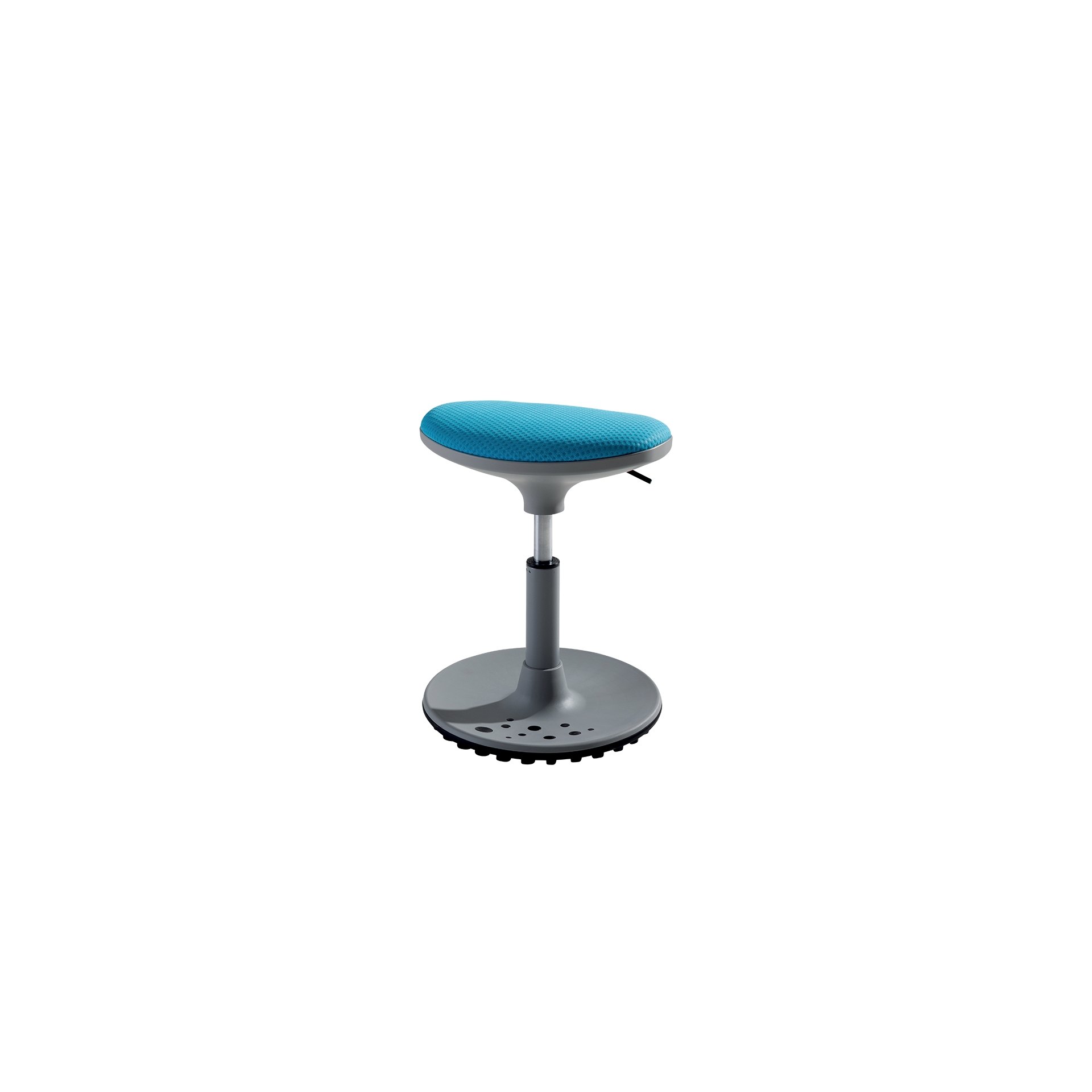 Paidi Kinderhocker Speedy Bezug Azurblau, Gestell Earl Grey