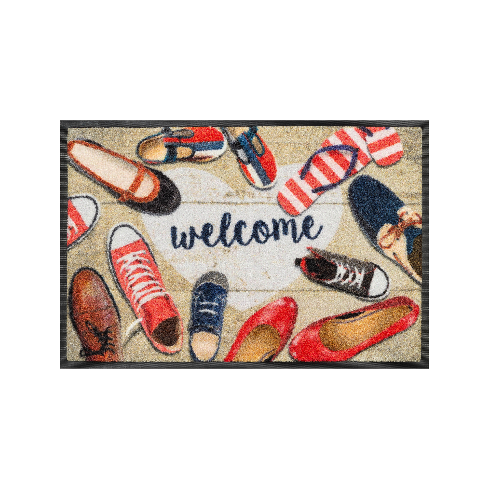 Fußmatte Shoes welcome 40x60 Bunt Fußmatte Shoes welcome 40x60 Bunt