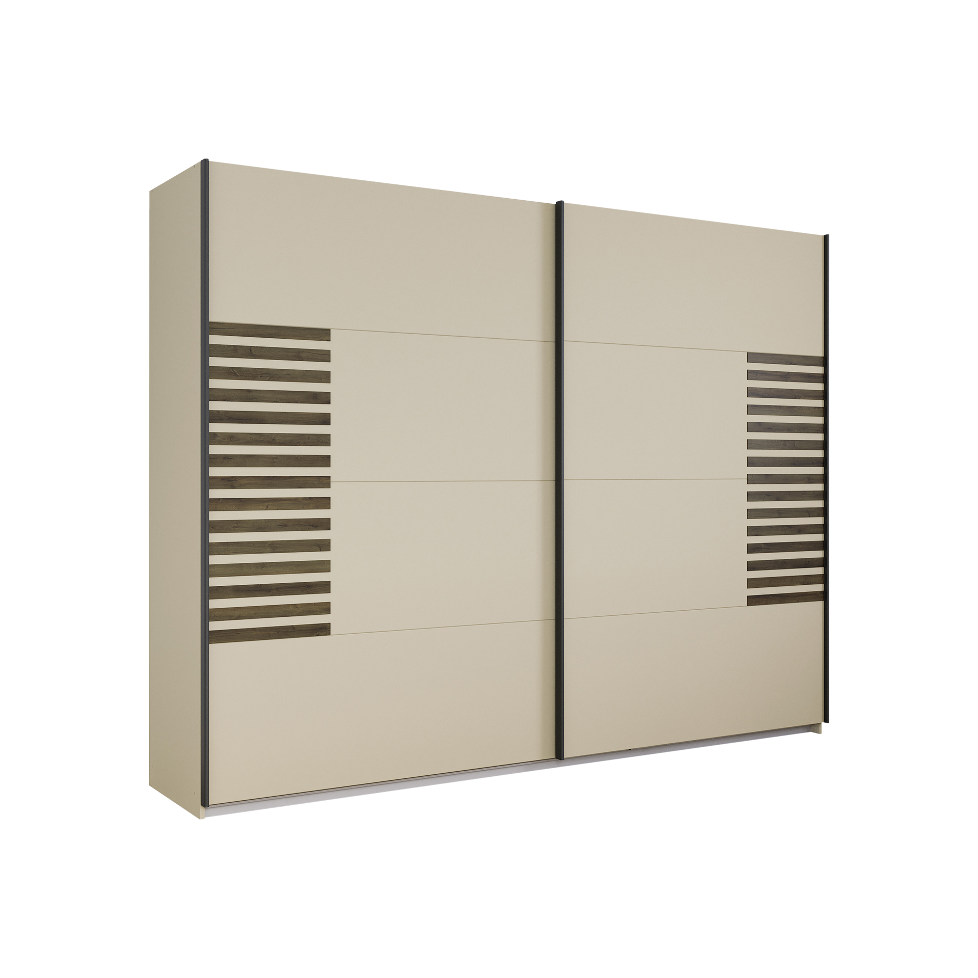 Schwebetürenschrank Barea Beige 62*271*210 Schwebetürenschrank Barea Beige 62*271*210