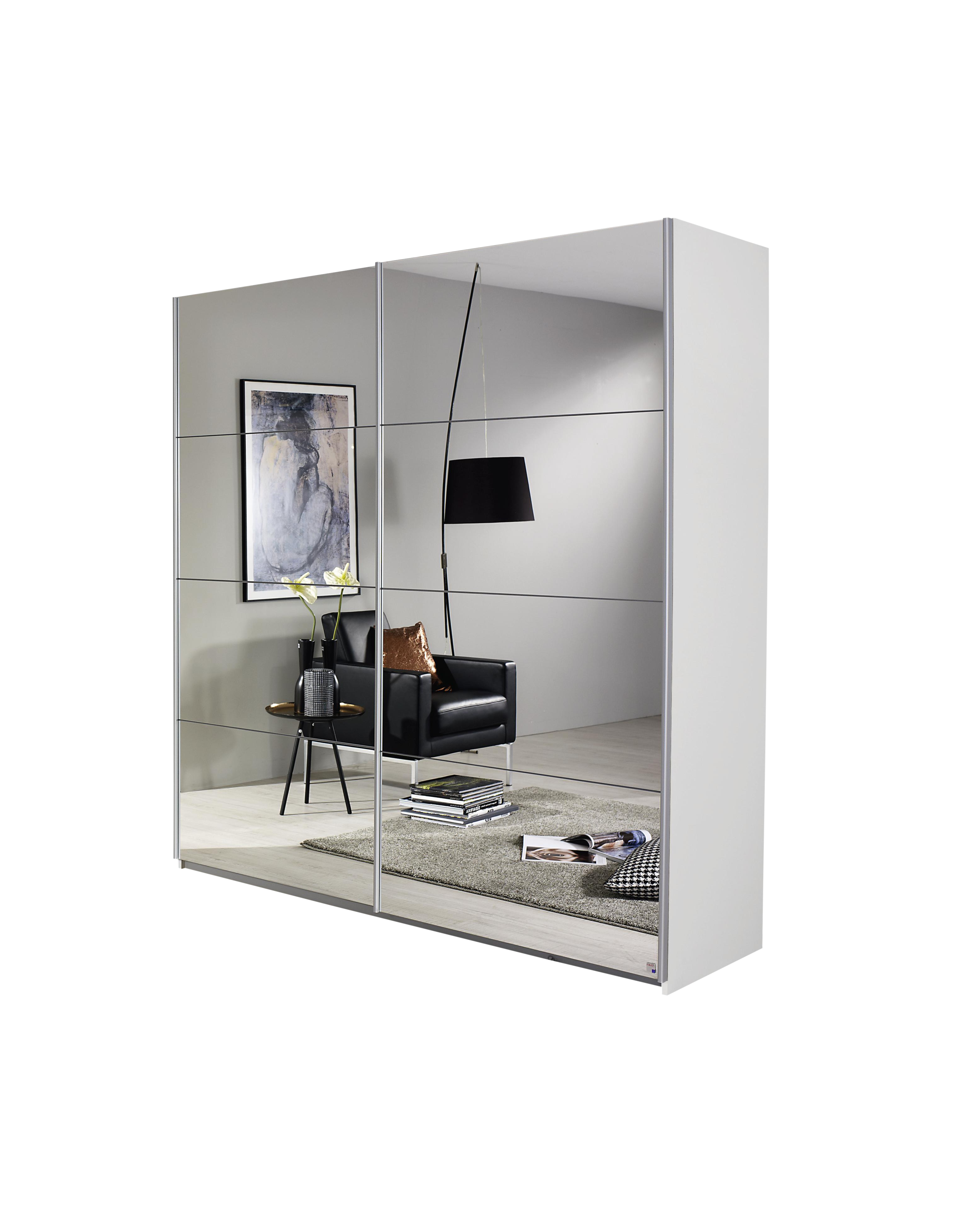 Schwebetürenschrank Sue Weiß 61*181*197 Schwebetürenschrank Sue Weiß 61*181*197