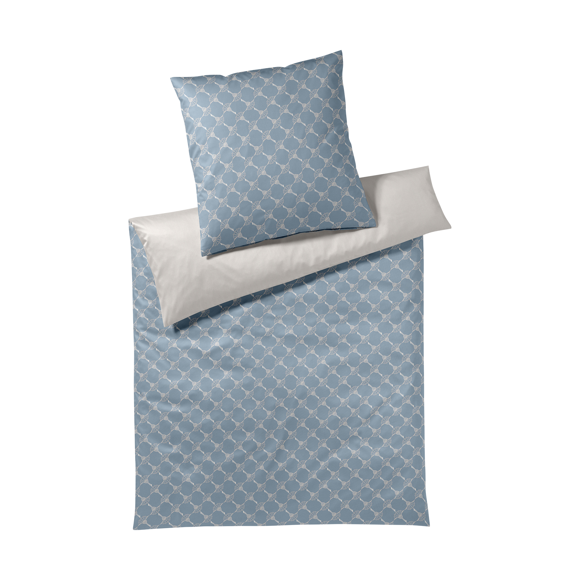 Satin Bettwäsche Double Mako-Satin Bettwäsche Bright Blue 135x200cm