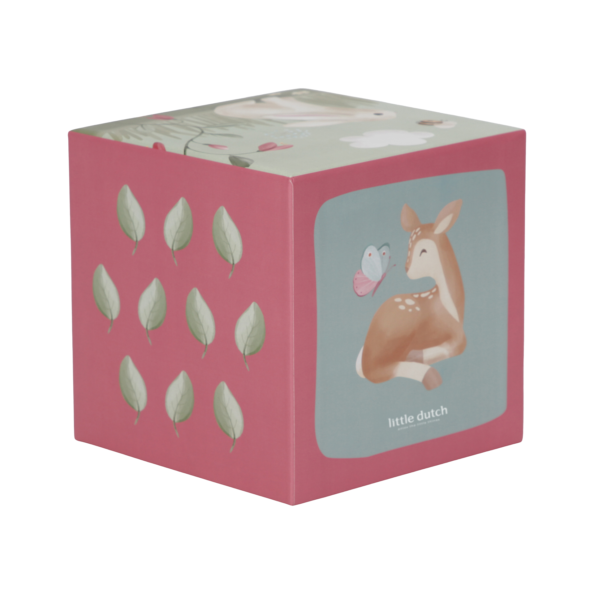Holzspielzeug Little Dutch Stapelblöcke Fairy Garden pink