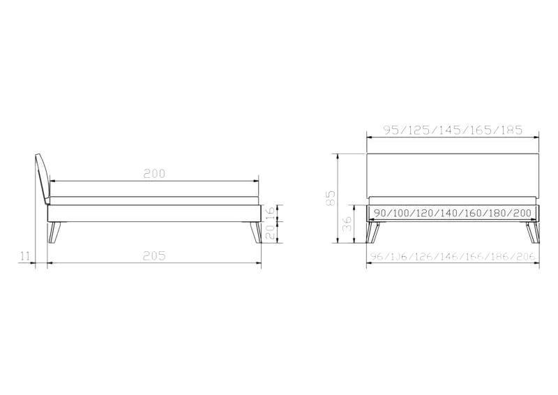 HASENA Bett Pesaro Kopfteil Kuhl White Gestell Weiß lackiert 180x200 cm HASENA Bett Pesaro Kopfteil Kuhl White Gestell Weiß lackiert 180x200 cm