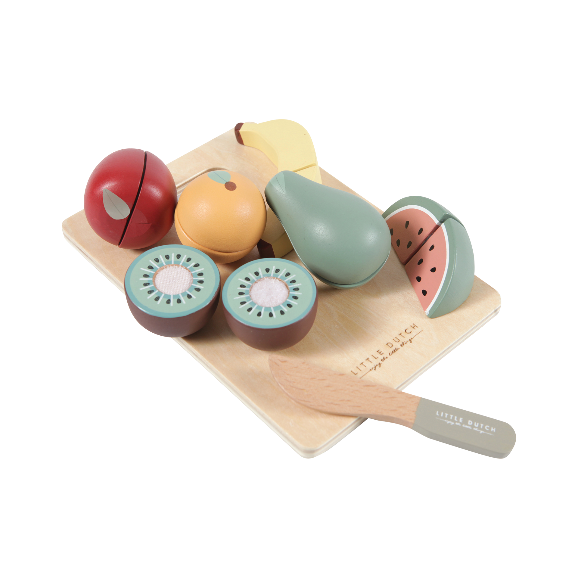 Holzspielzeug Little Dutch Obst zum schneiden Holzspielzeug Little Dutch Obst zum schneiden