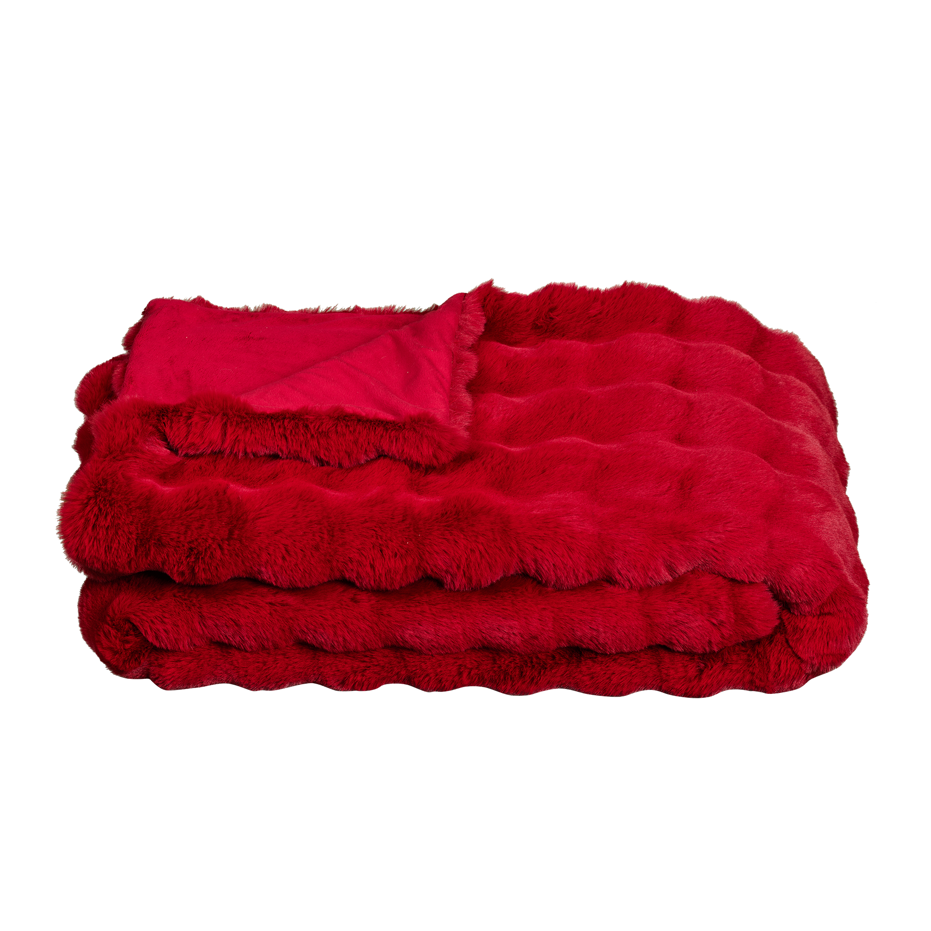 Kuscheldecke Webpelz Cozy rot Rot 150x200cm