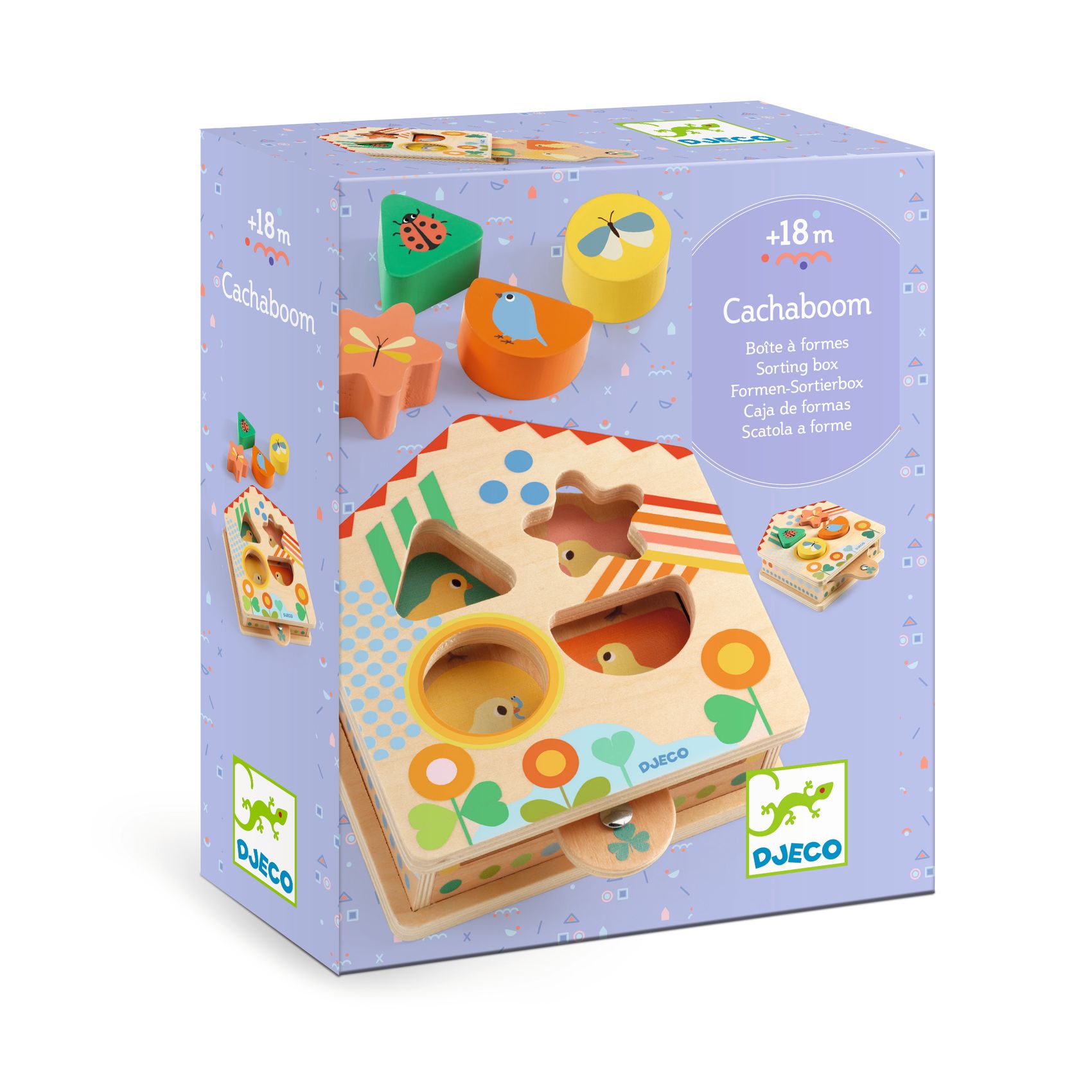 Spiel Sortierspiel: Cachaboom Bunt-Natur Spiel Sortierspiel: Cachaboom Bunt-Natur