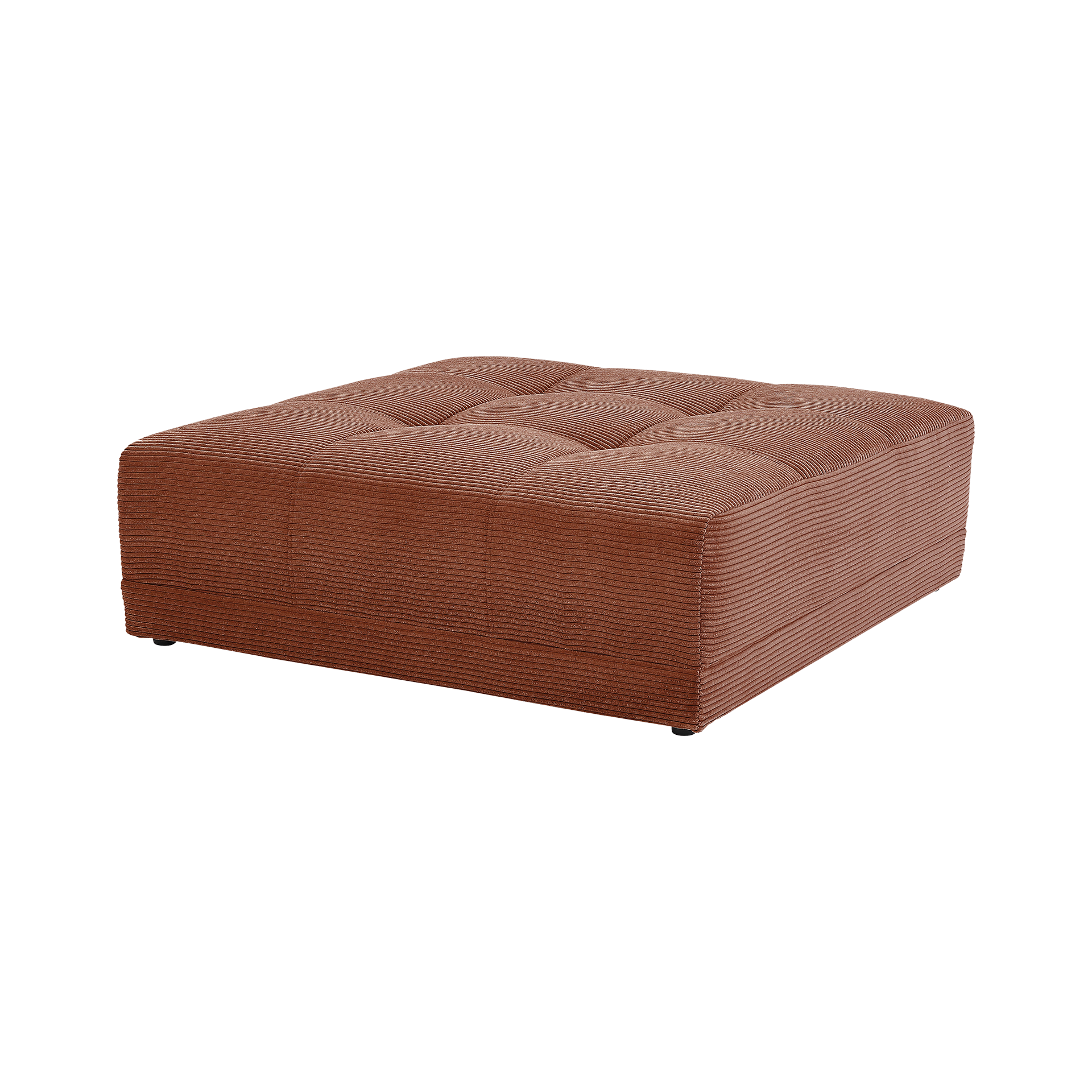 Hocker Janni Bezug Cord Rot
