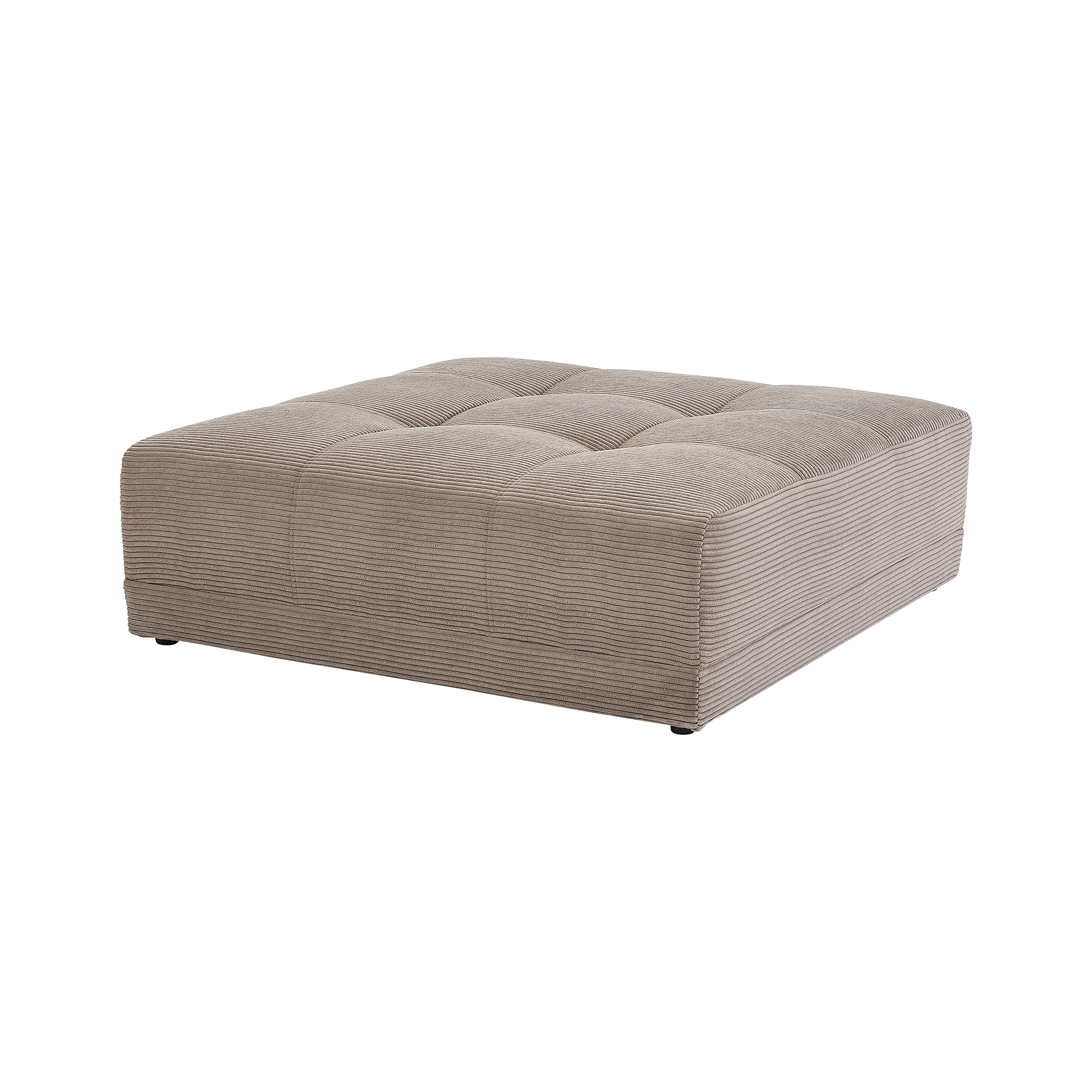 Hocker Janni Bezug Cord Braun
