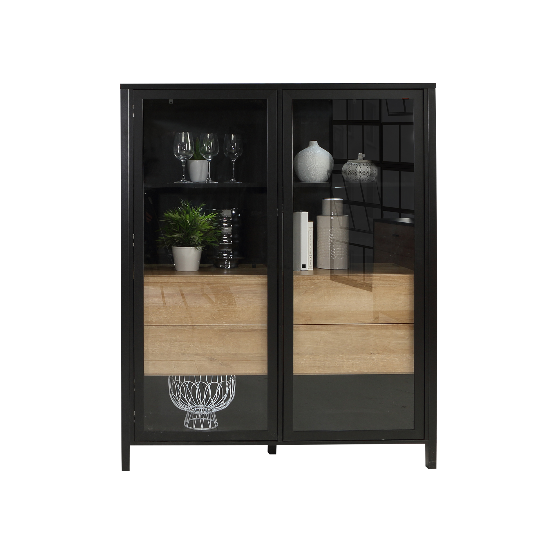 Highboard High Rock Eichefarben 40.2*121.3*152.4 Highboard High Rock Eichefarben 40.2*121.3*152.4