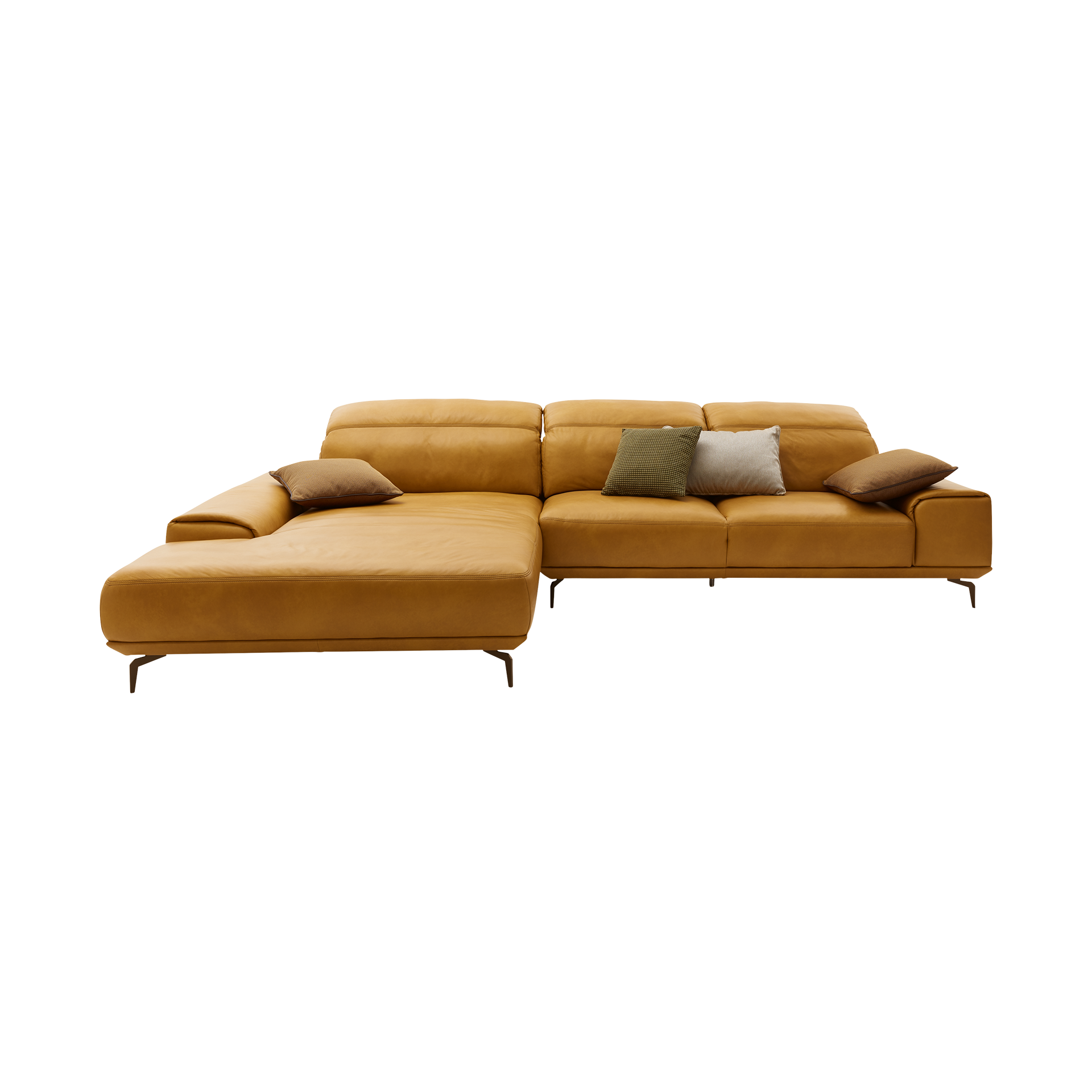 Musterring Ecksofa MR 2490 Braun Ottomane links Musterring Ecksofa MR 2490 Braun Ottomane links
