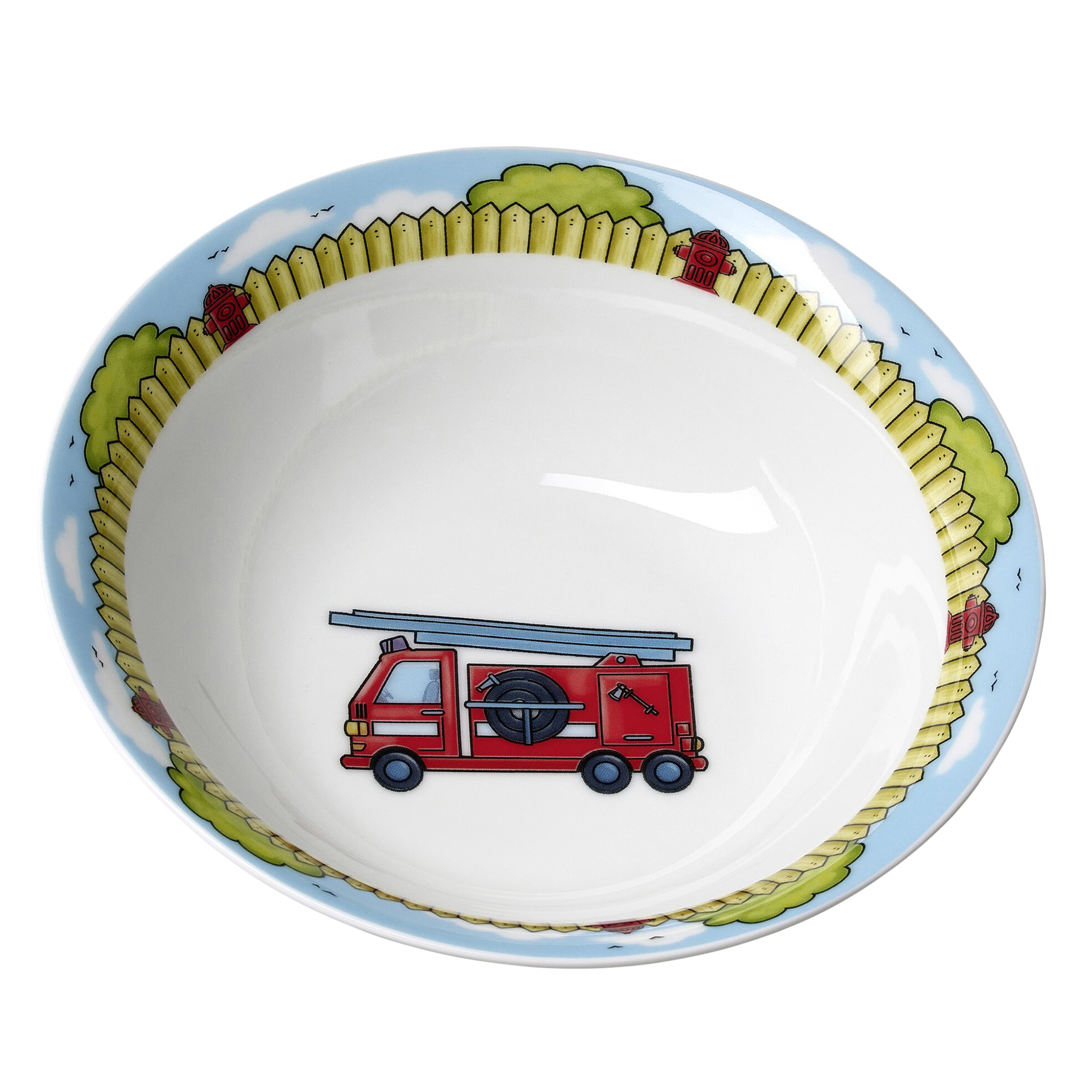 Schale Feuerwehrmann Bernie Mehrfarbig Schale Feuerwehrmann Bernie Mehrfarbig