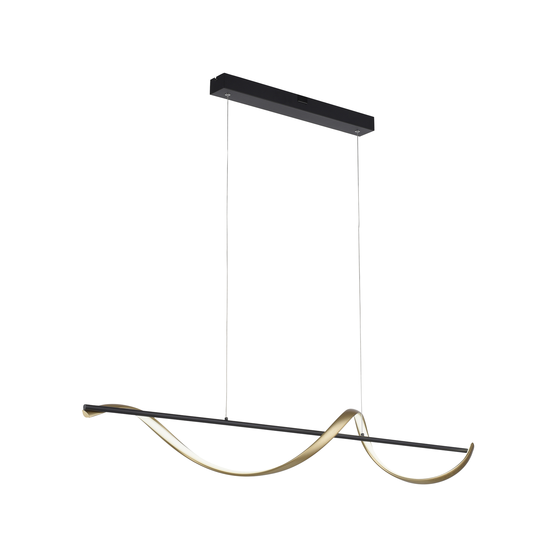 Pendelleuchte Q-SWING goldfarben Anthrazit Silber