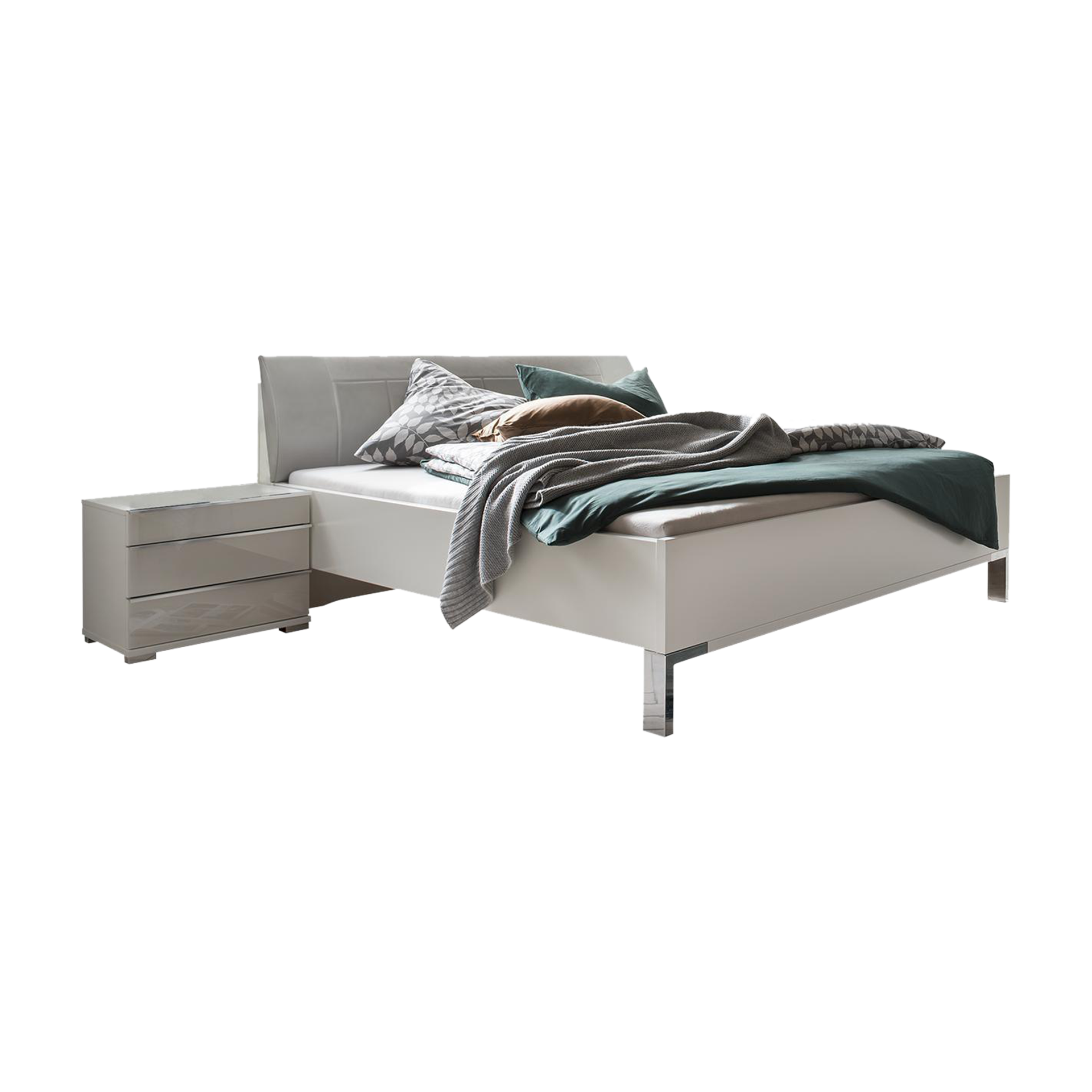 Inovationi Bett SriLanka2 180x200 cm Grau 217*189*97