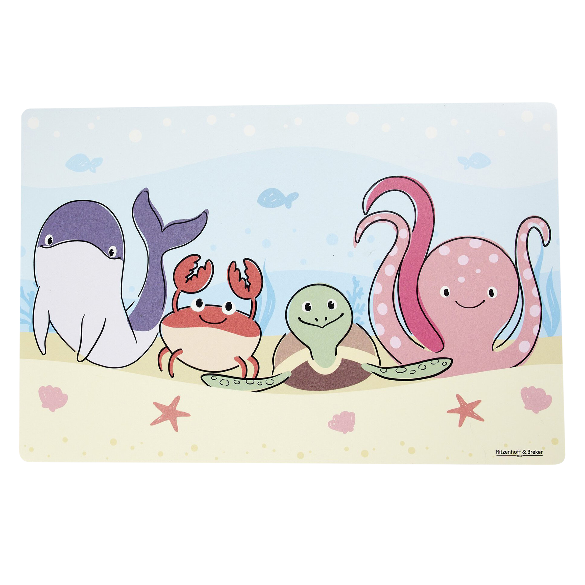 Tischset Unterwasserwelt Mehrfarbig Tischset Unterwasserwelt Mehrfarbig