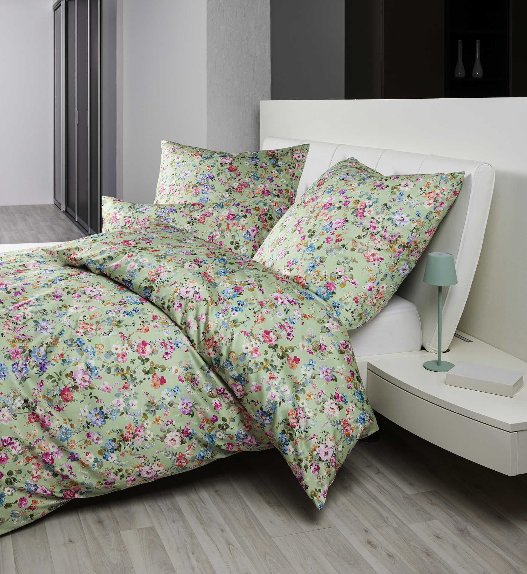 Satin Bettwäsche Milano Multicolor 155x220cm Satin Bettwäsche Milano Multicolor 155x220cm