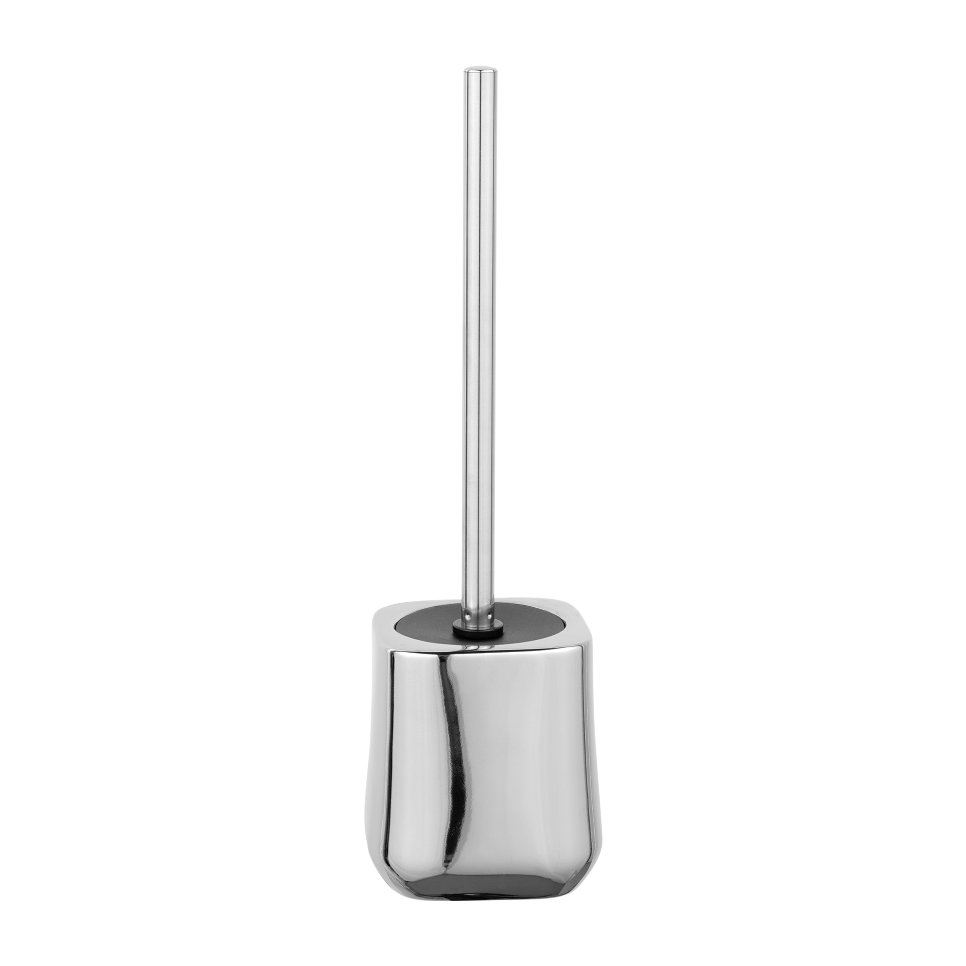 SCHÖNER WOHNEN-Kollektion WC-Bürstenhalter Adine Silber glänzend SCHÖNER WOHNEN-Kollektion WC-Bürstenhalter Adine Silber glänzend
