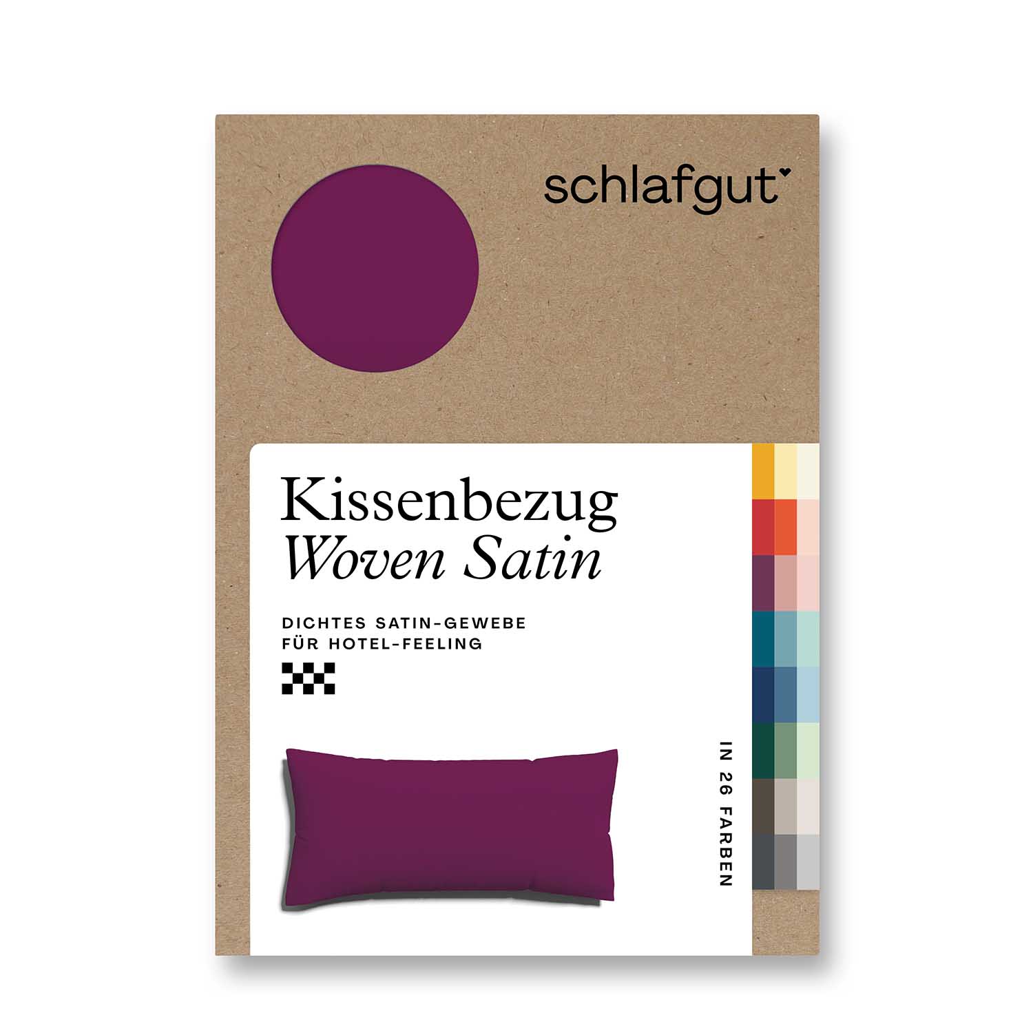 Kissenbezug Woven Purple Deep 40x80cm Kissenbezug Woven Purple Deep 40x80cm