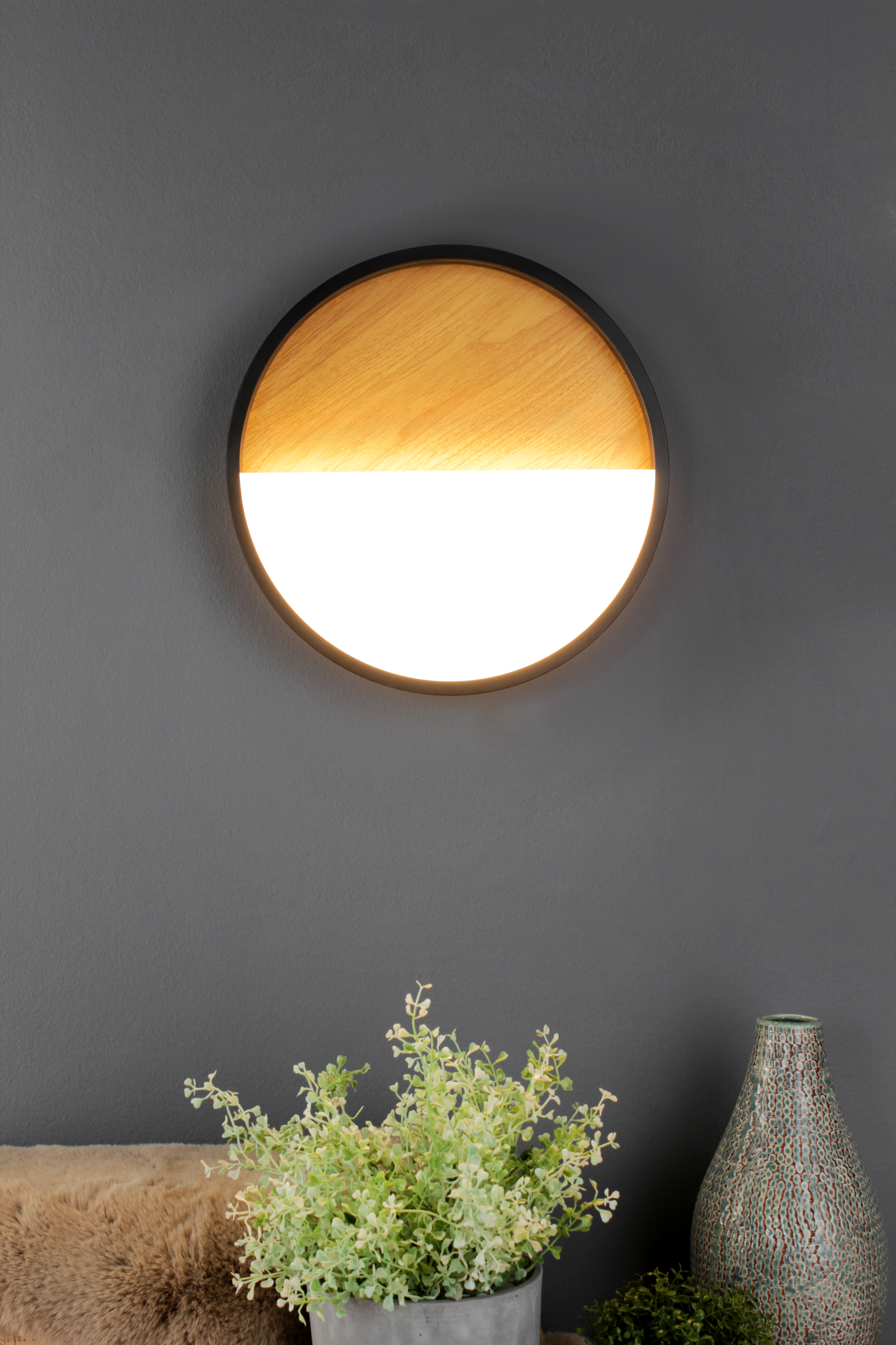 Deckenleuchte Vista Holzfarben Schwarz Deckenleuchte Vista Holzfarben Schwarz