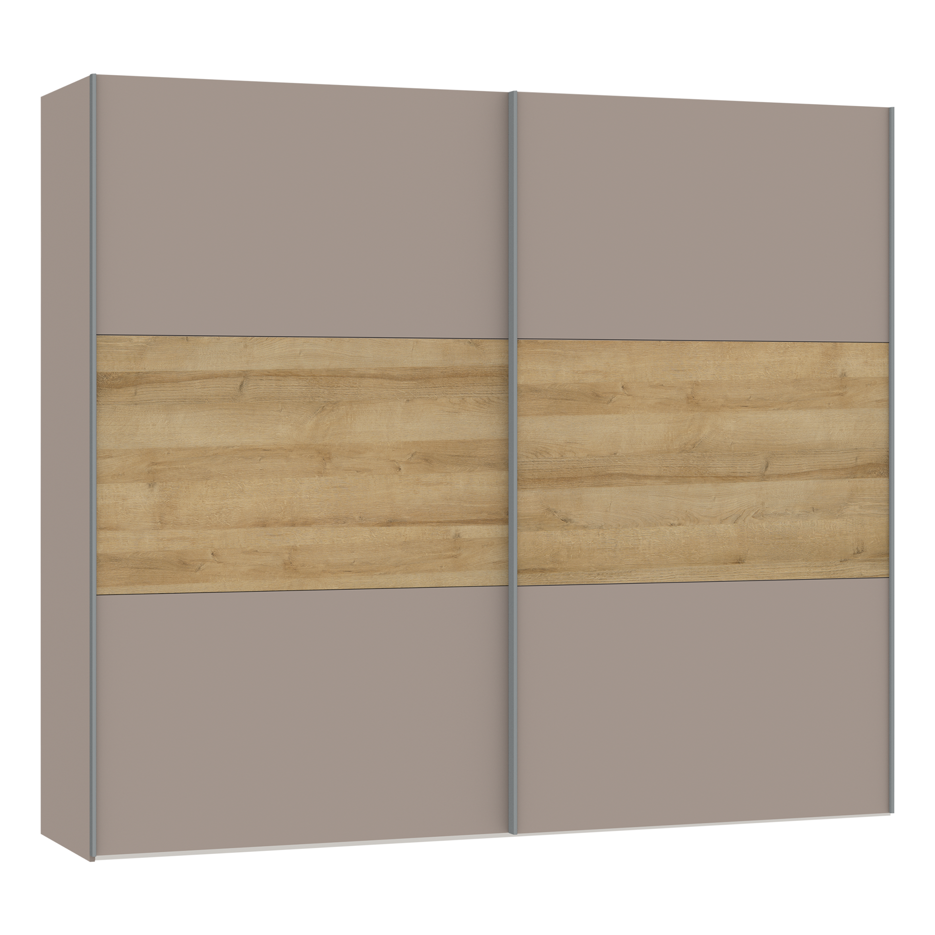 Schwebetürenschrank Lea Braun 59*253*220 Schwebetürenschrank Lea Braun 59*253*220