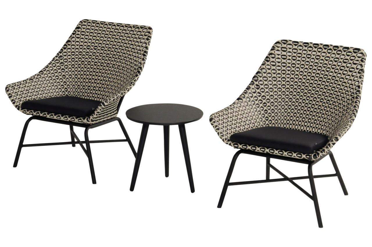 Hartman Gartentisch Sophie Studio Schwarz 45*45*45 Hartman Gartentisch Sophie Studio Schwarz 45*45*45