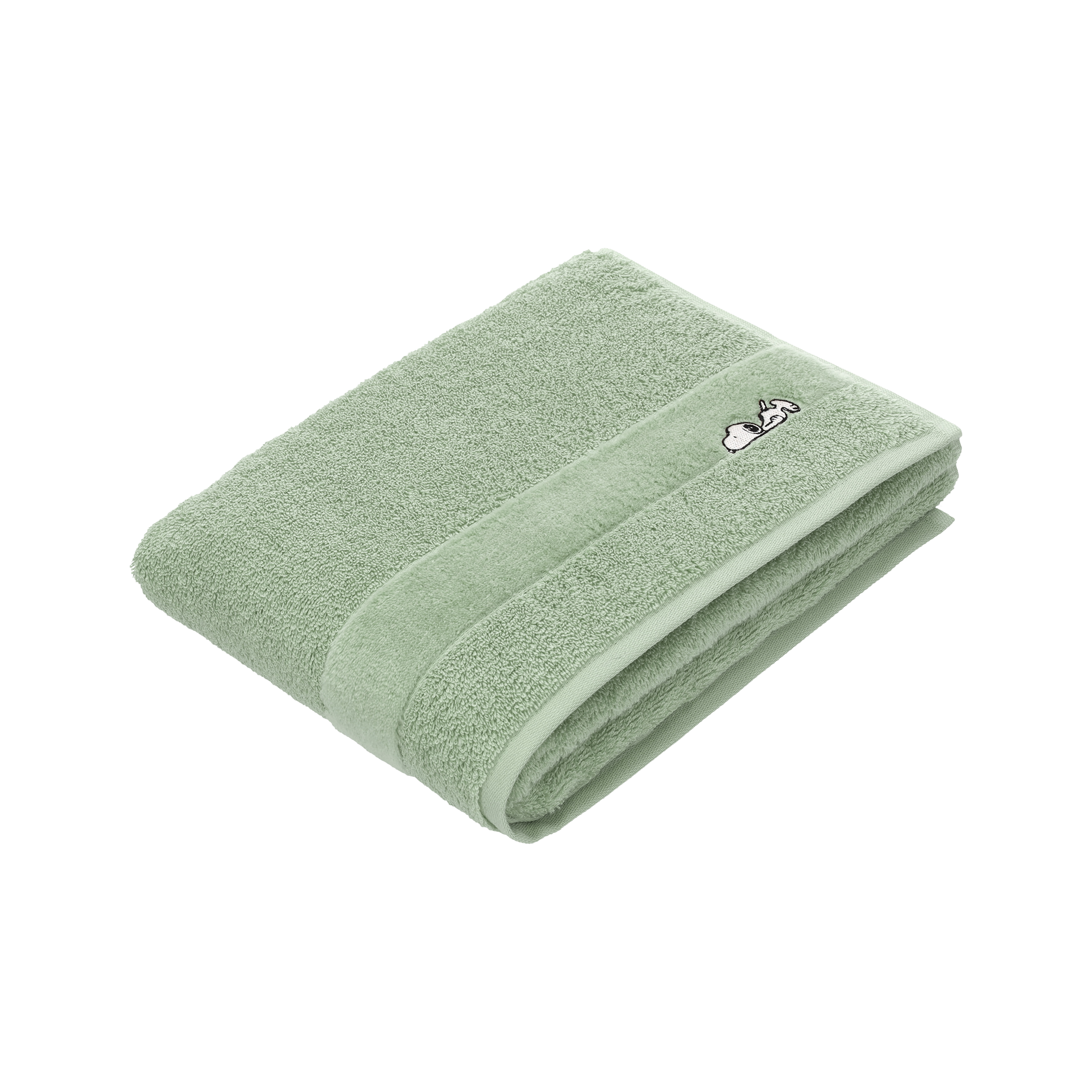 Vossen Duschtuch Sleepy Snoopy Eucalyptus 67x140cm Vossen Duschtuch Sleepy Snoopy Eucalyptus 67x140cm