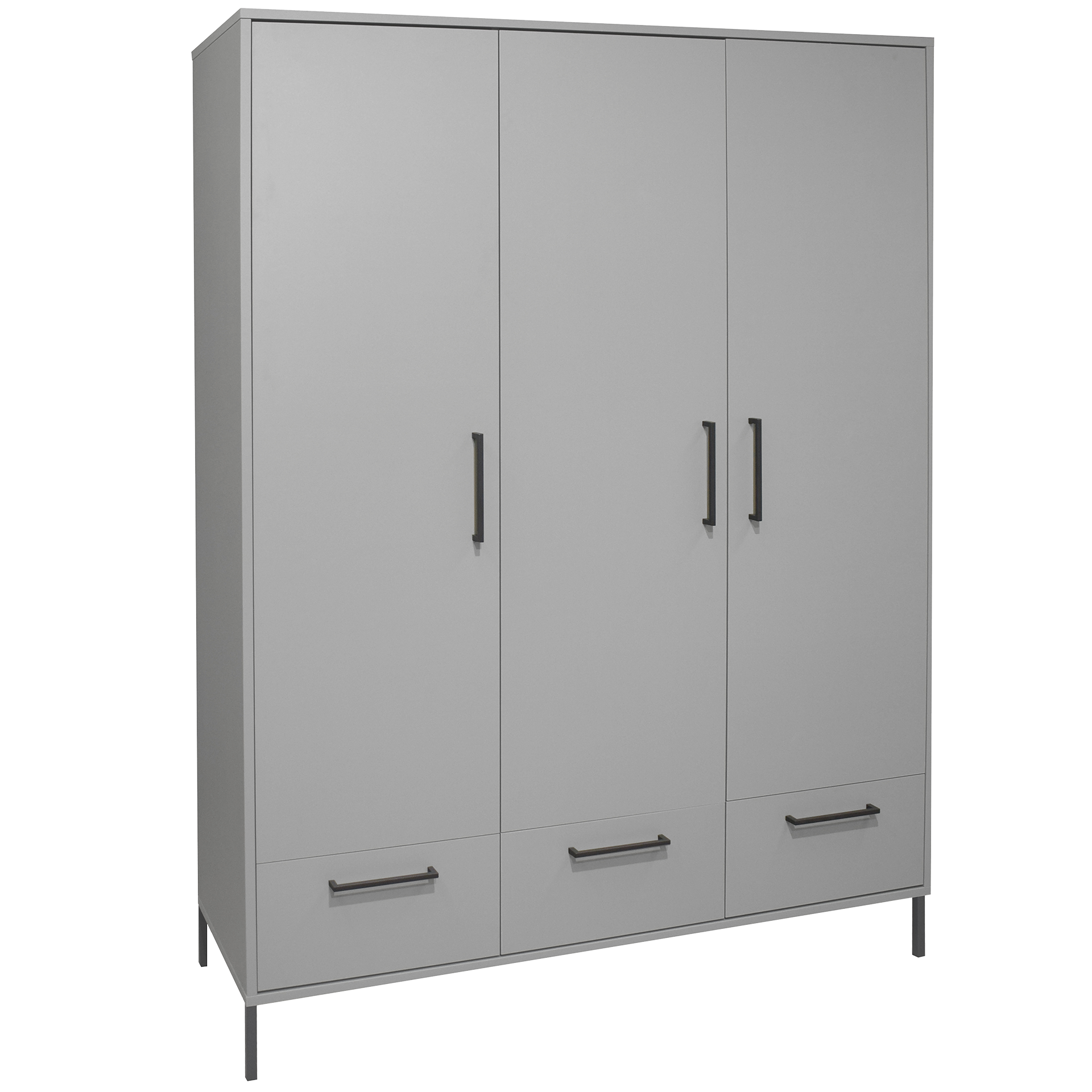 Zauberzwerg Drehtürenschrank Orca Grau Zauberzwerg Drehtürenschrank Orca Grau