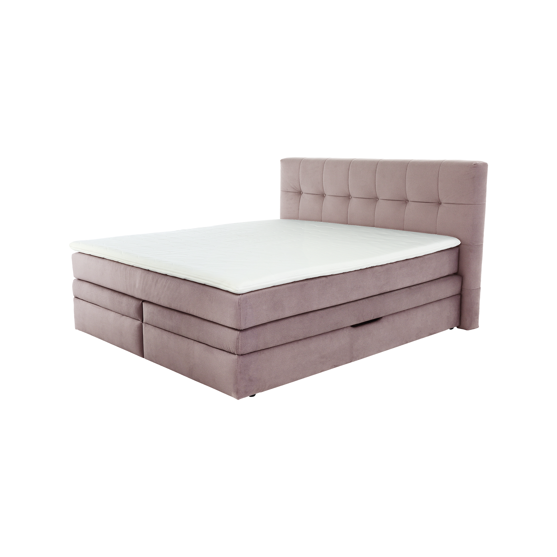 Boxspringbett Arny Rosa 180x200 cm Matratze 2 H3 - fest, ab ca. 80 kg Matratze 1 H3 - fest, ab ca. 80 kg Boxspringbett Arny Rosa 180x200 cm Matratze 2 H3 - fest, ab ca. 80 kg Matratze 1 H3 - fest, ab ca. 80 kg
