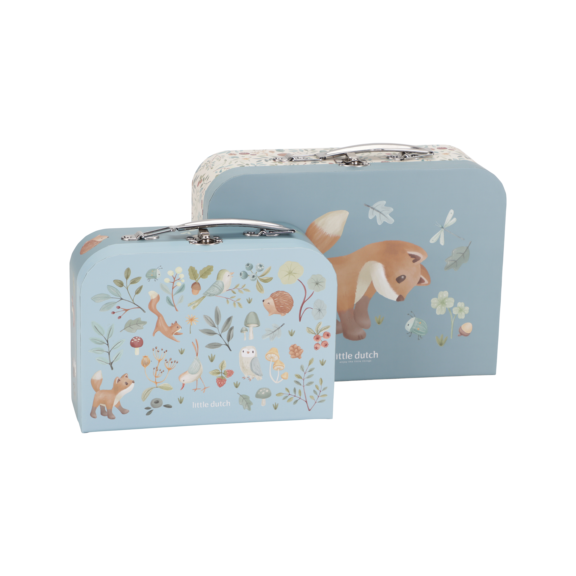 Holzspielzeug Kofferset Forest Friends Blau FSC blau