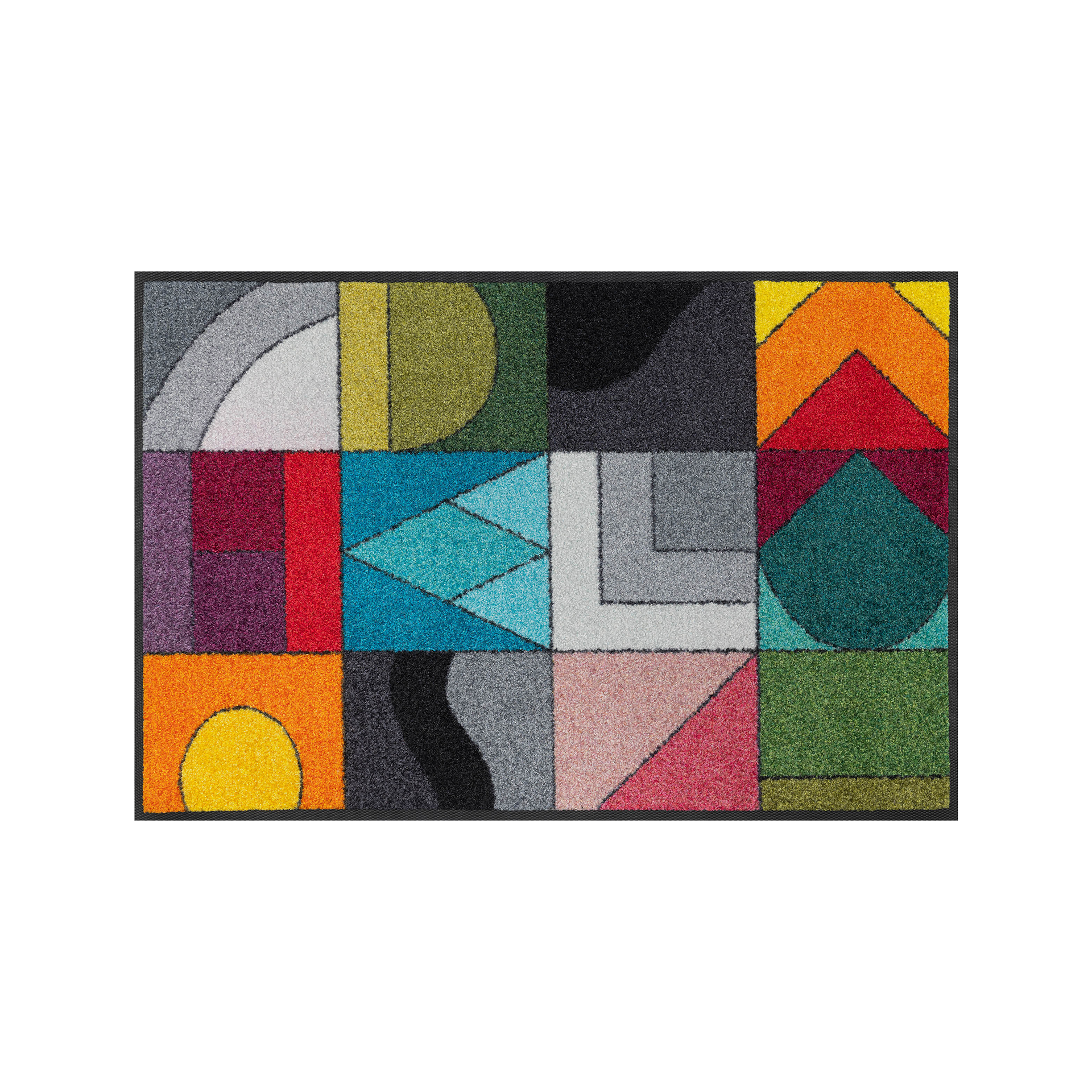 Fußmatte Momix 50x75 Blau Bunt