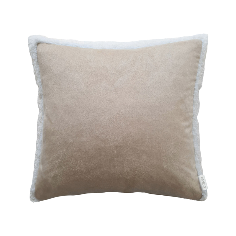 Kissen Montana Natur, Weiß 45x45cm
