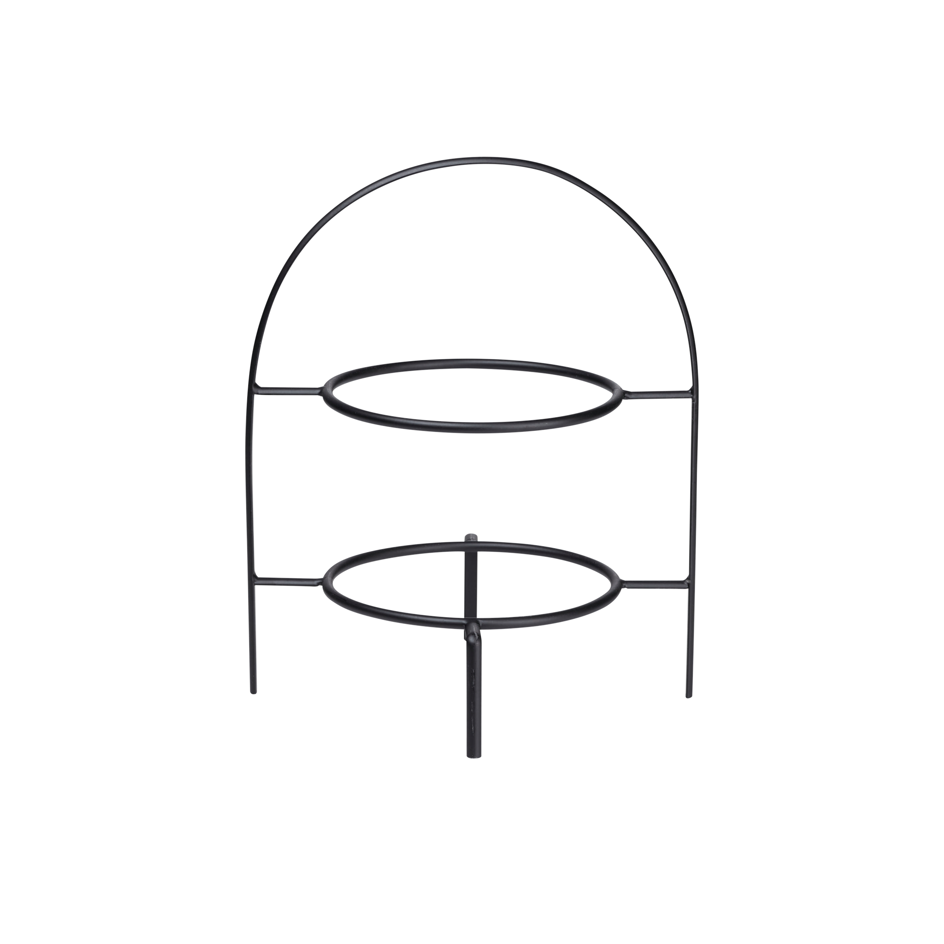 Etagere schwarz matt