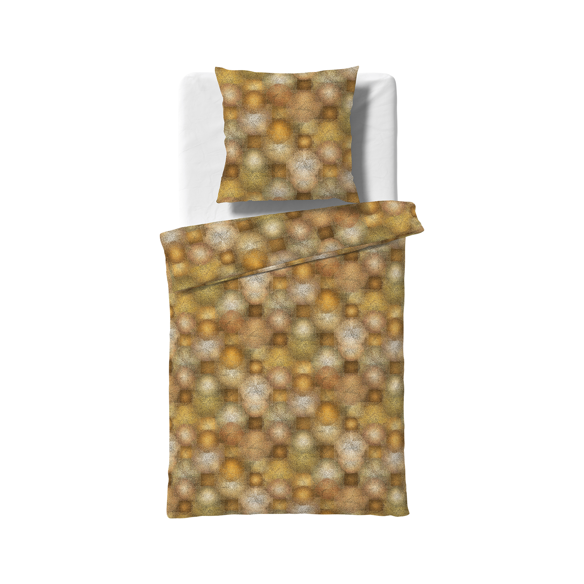 Satin Bettwäsche Bed Art S Braun 135x200cm Satin Bettwäsche Bed Art S Braun 135x200cm